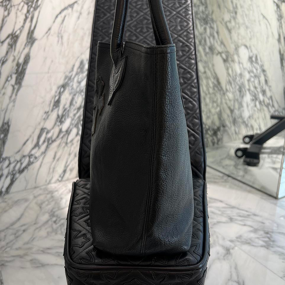 CHROME HEARTS 1 Cross Leather Patch FS Tote Bag クロムハーツ 1クロス レザーパッチ FS トートバッグ