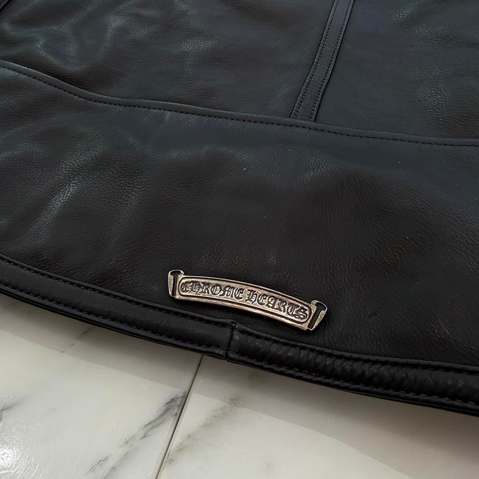 CHROME HEARTS KODIAK Boa Leather Jacket Size M クロムハーツ コディアック ボア レザージャケット サイズM
