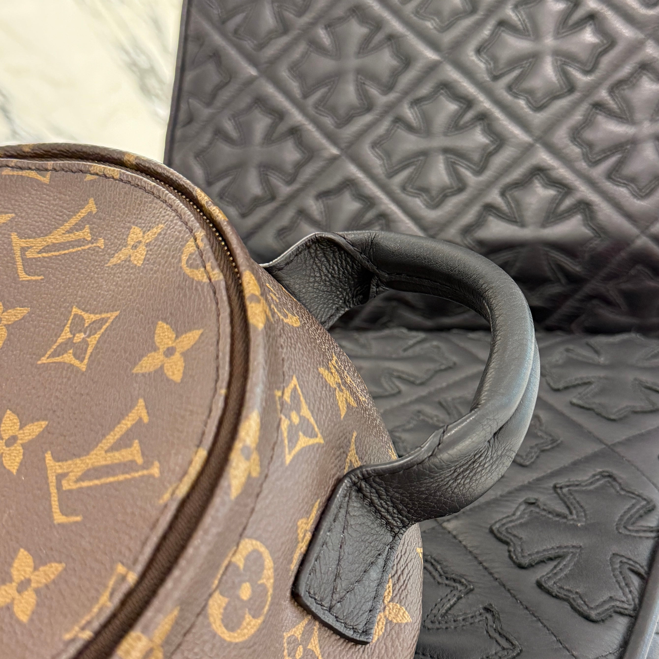 LOUIS VUITTON Monogram Reverse Palm Springs Backpack PM M44870