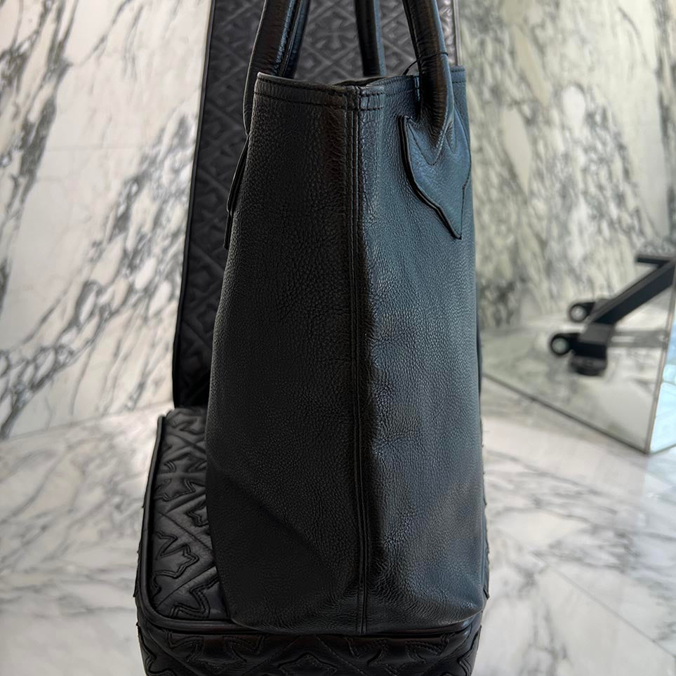 CHROME HEARTS 1 Cross Leather Patch FS Tote Bag クロムハーツ 1クロス レザーパッチ FS トートバッグ