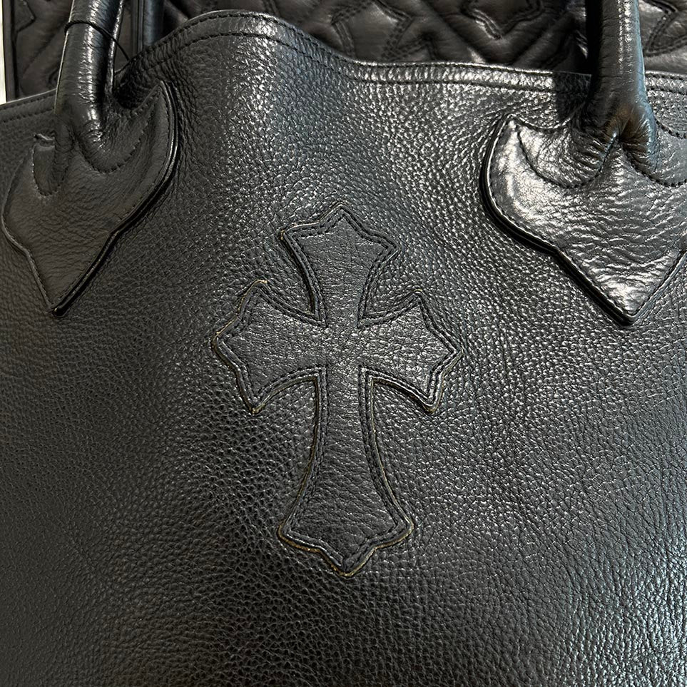 CHROME HEARTS 1 Cross Leather Patch FS Tote Bag クロムハーツ 1クロス レザーパッチ FS トートバッグ