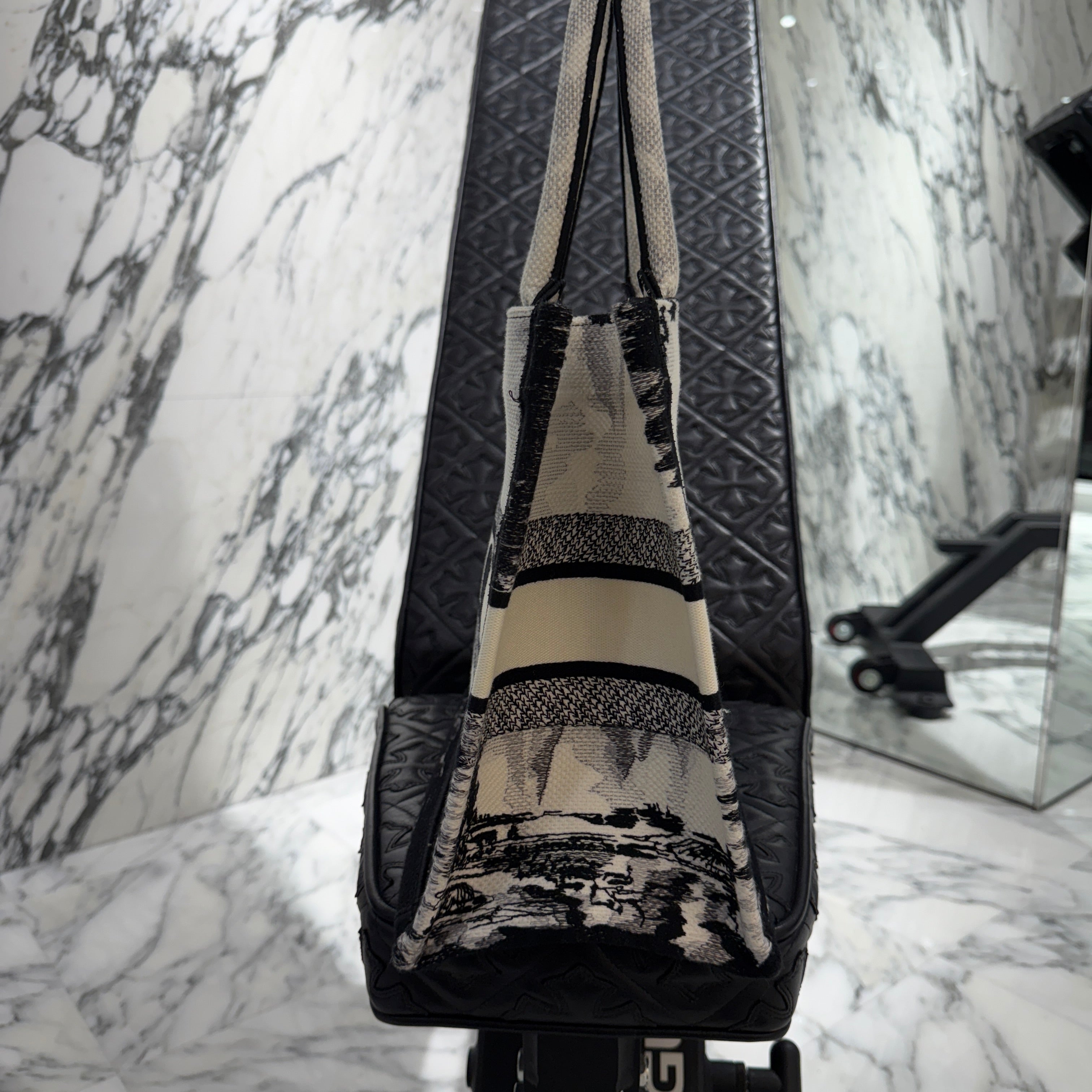 DIOR Eiffel Tower Motif Book Tote Bag Medium ディオール エッフェル塔モチーフ ブックトートバッグ ミディアム