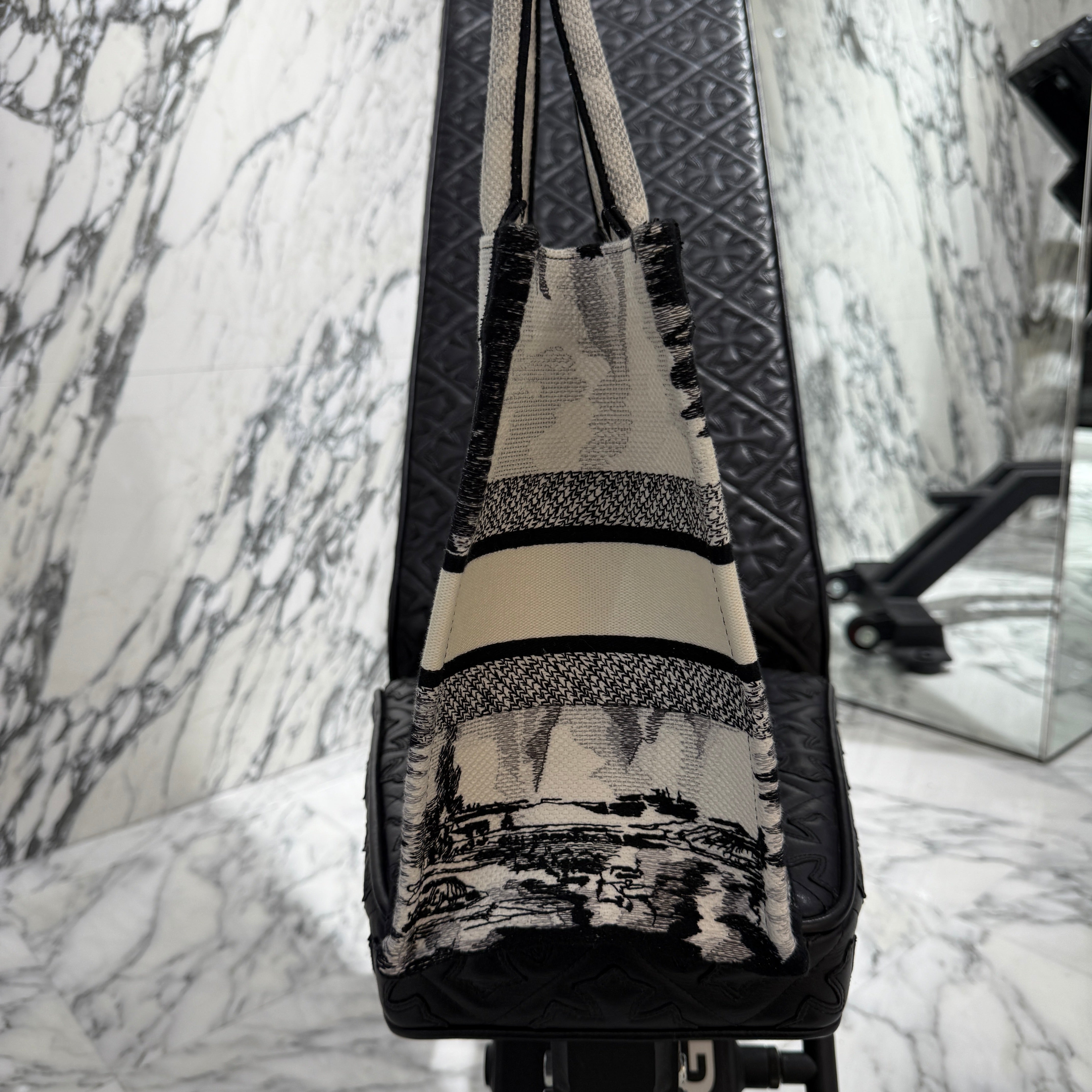 DIOR Eiffel Tower Motif Book Tote Bag Medium ディオール エッフェル塔モチーフ ブックトートバッグ ミディアム