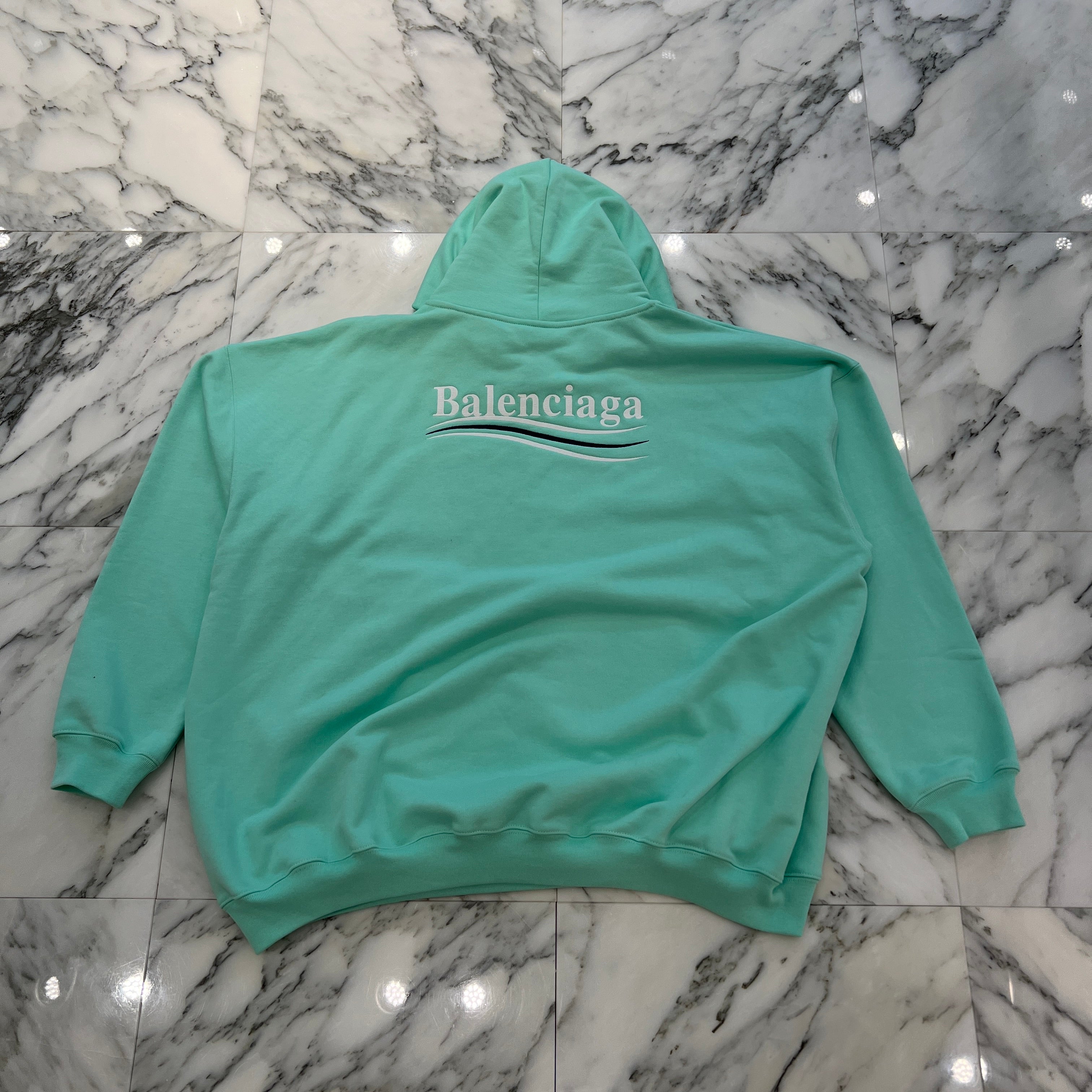 BALENCIAGA 2022SS Political Campaign Medium Fit Hoodie 578135 TKVI9 Size S バレンシアガ ポリティカル キャンペーン ミディアムフィット フーディ サイズＳ