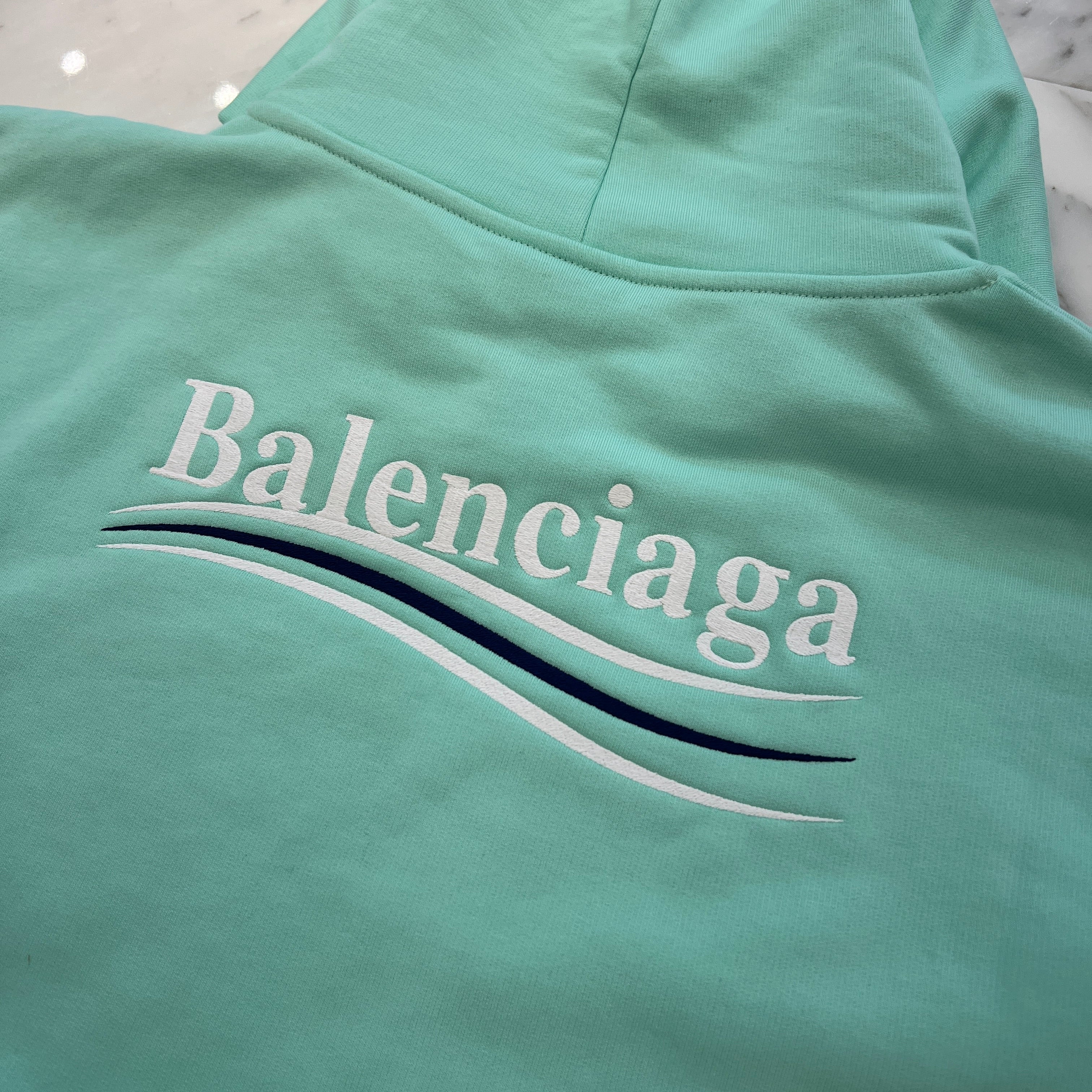 BALENCIAGA 2022SS Political Campaign Medium Fit Hoodie 578135 TKVI9 Size S バレンシアガ ポリティカル キャンペーン ミディアムフィット フーディ サイズＳ