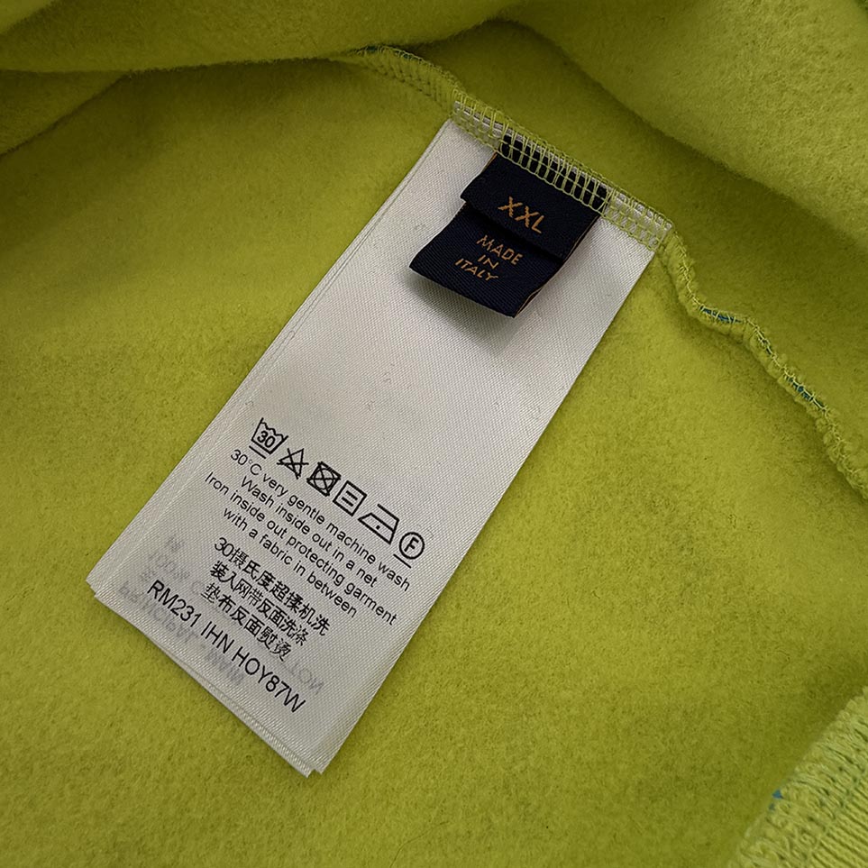 LOUIS VUITTON 2023SS Monogram Cotton Crew Neck Sweatshirt HOY87W Size XXL ルイヴィトン モノグラムコットン クルーネック スウェットシャツ サイズXXL