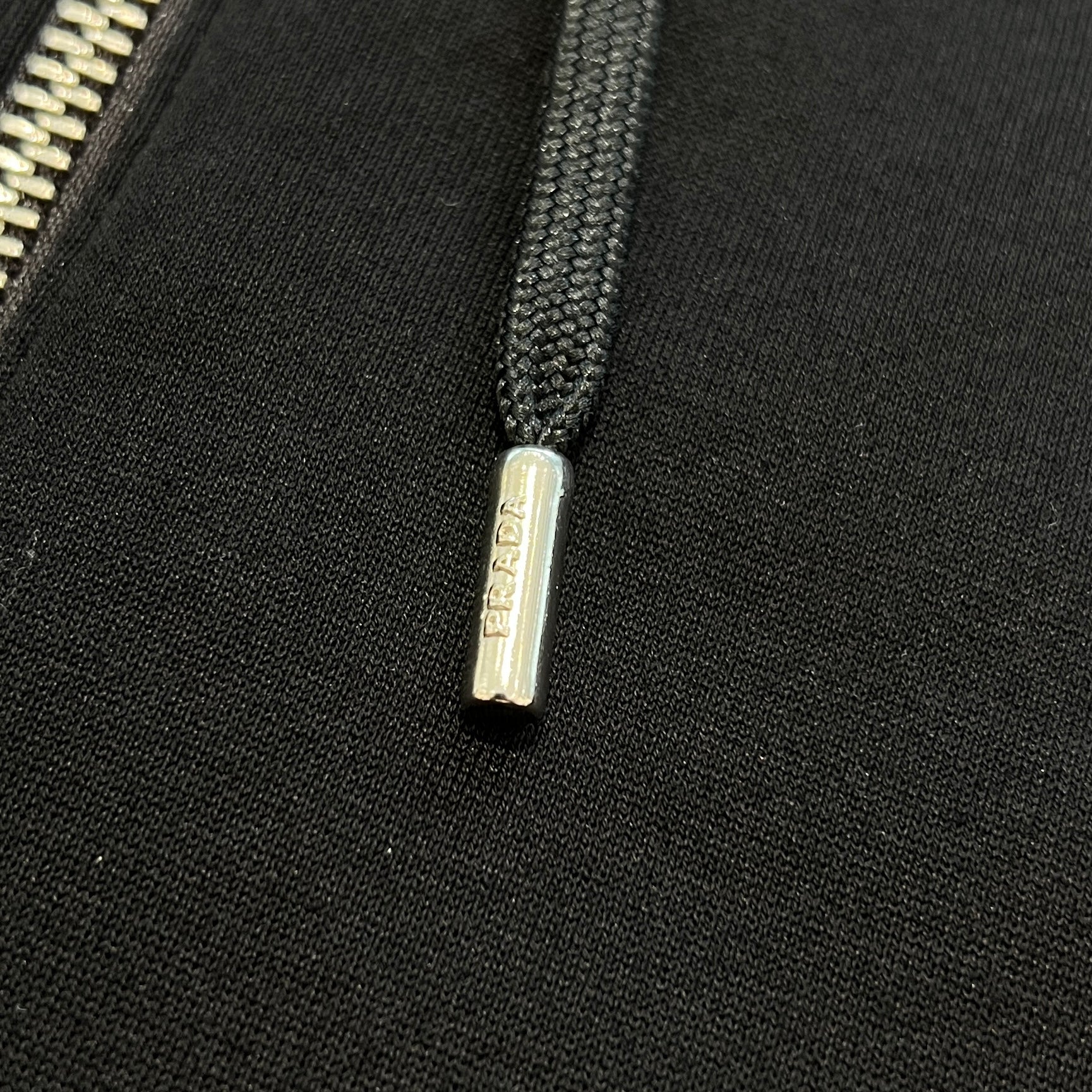 PRADA 2024SS Reversible Cotton Fleece And Nylon Hoodie Jacket UJL41B S0000 11JE Size XXXL プラダ リバーシブル コットンフリース ナイロン フーディー ジャケット サイズXXXL