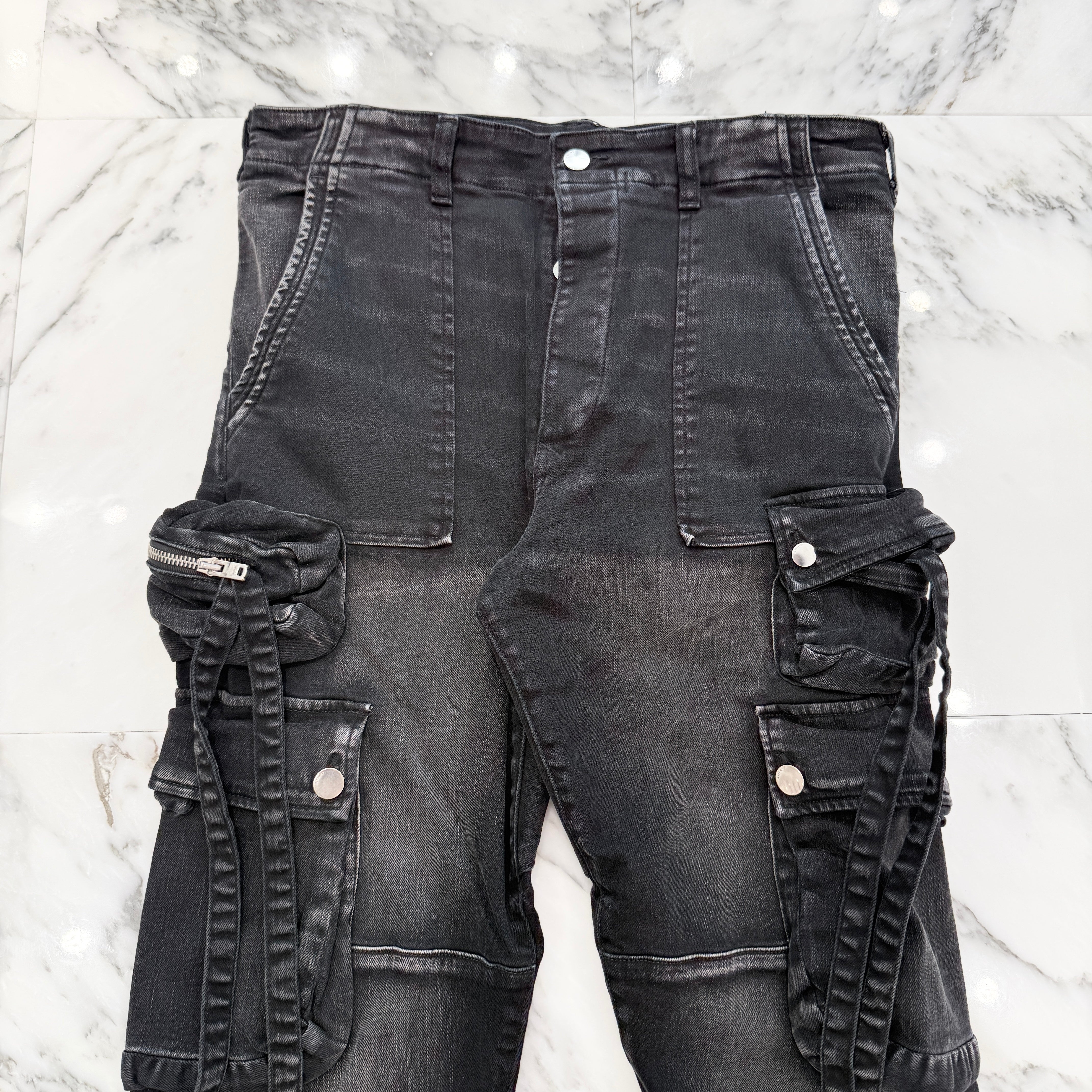 AMIRI 2025SS Vintage Baggy Wide Leg Cargo Jeans Size 31 アミリ