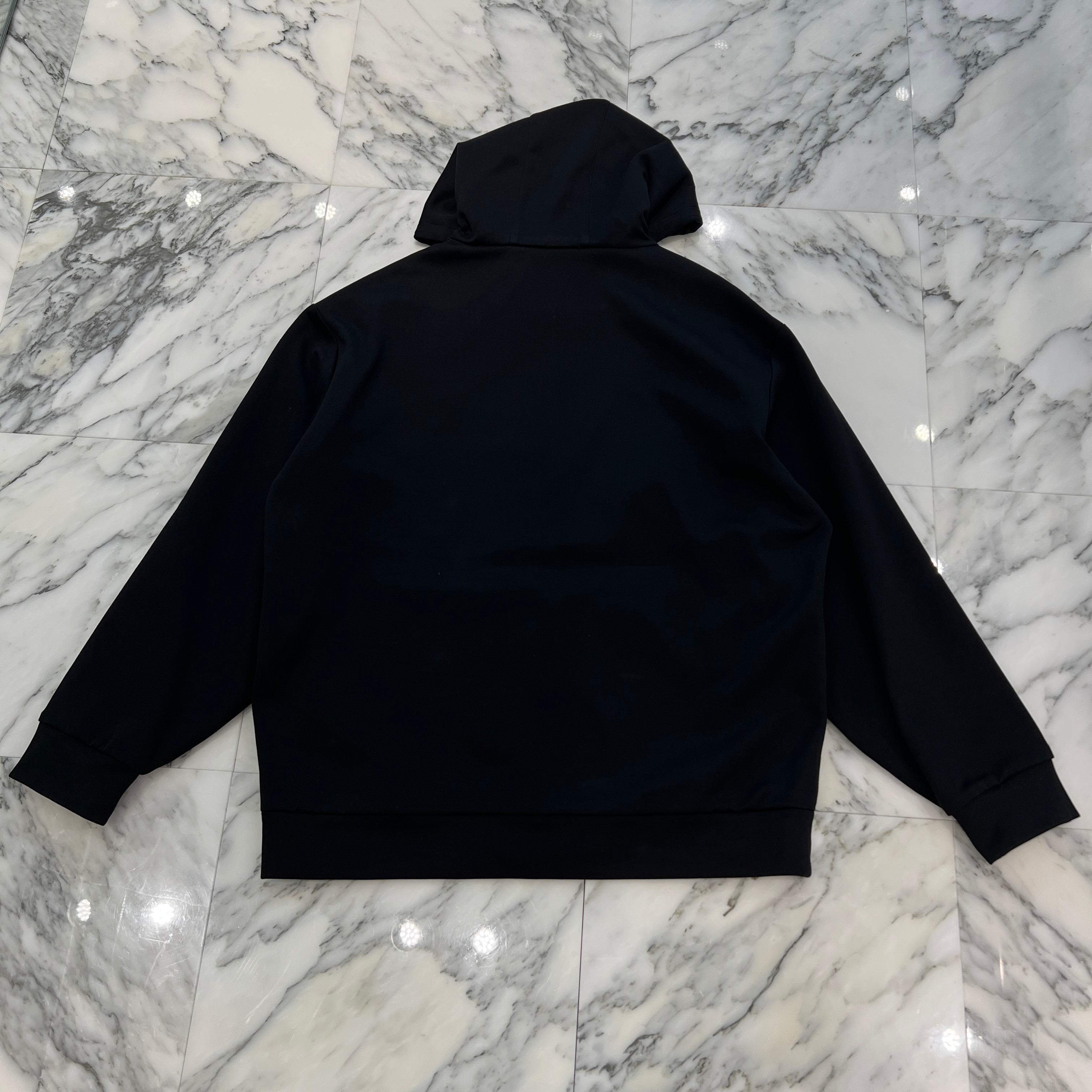 PRADA 2024SS Reversible Cotton Fleece And Nylon Hoodie Jacket UJL41B S0000 11JE Size XXXL プラダ リバーシブル コットンフリース ナイロン フーディー ジャケット サイズXXXL