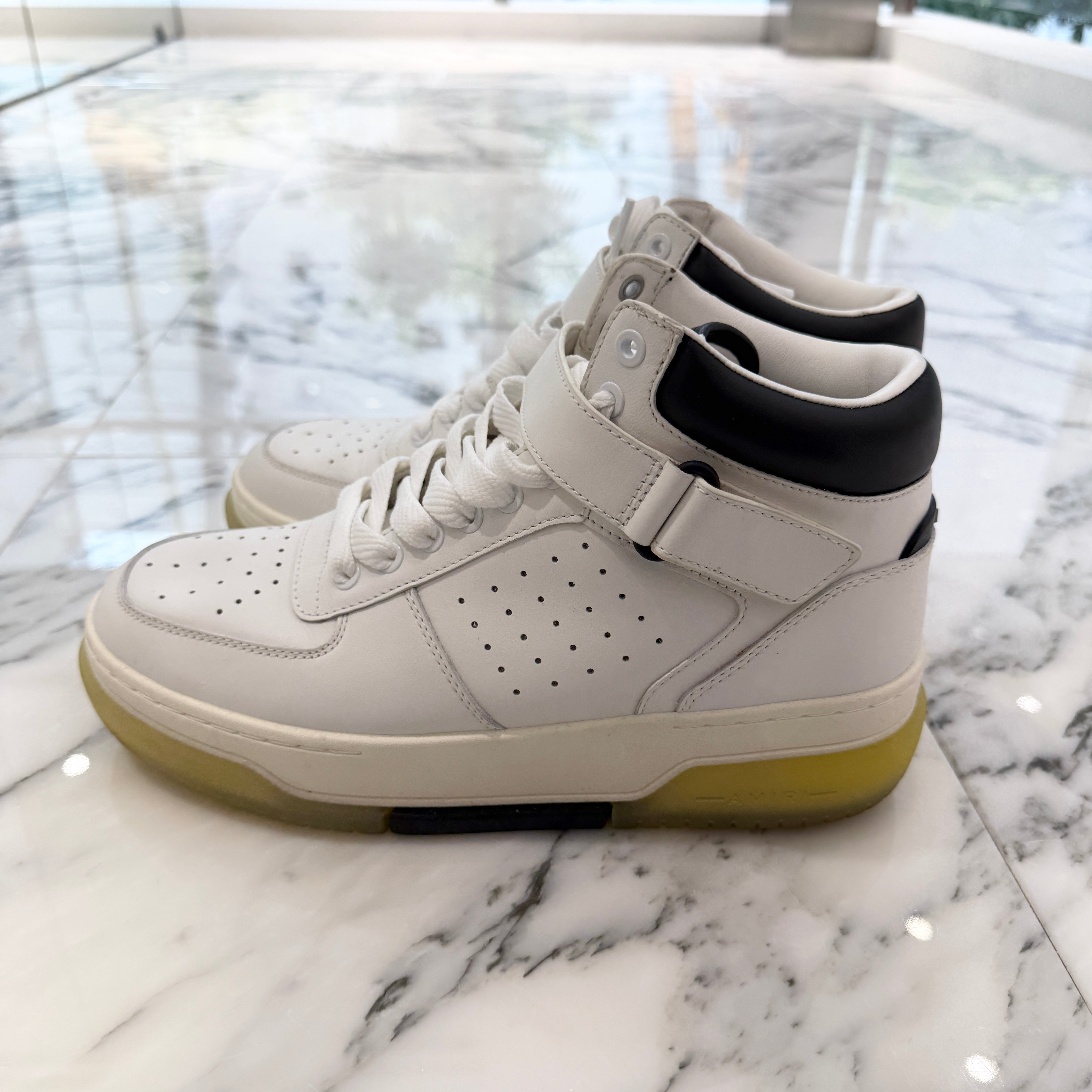 AMIRI 2022AW Stadium High Cut Sneakers MFS006-111 Size 43 アミリ スタジアム ハイカットスニーカー サイズ43