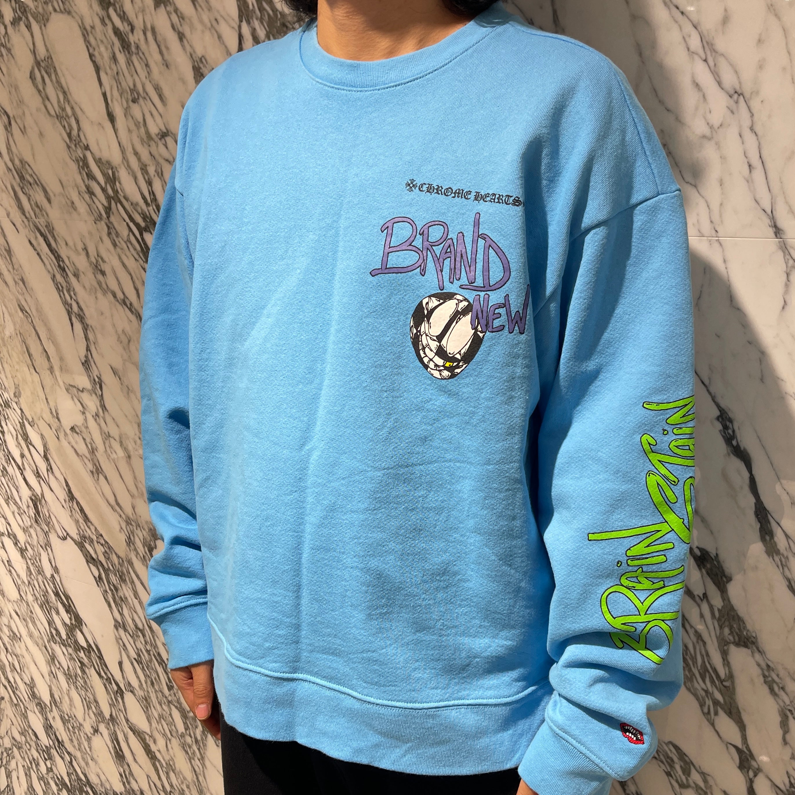 CHROME HEARTS×MATTY BOY 2024SS BRAIN NEW Sweat Shirt Size XL クロムハーツ×マッティボーイ ブレインニュー スウェットシャツ サイズXL