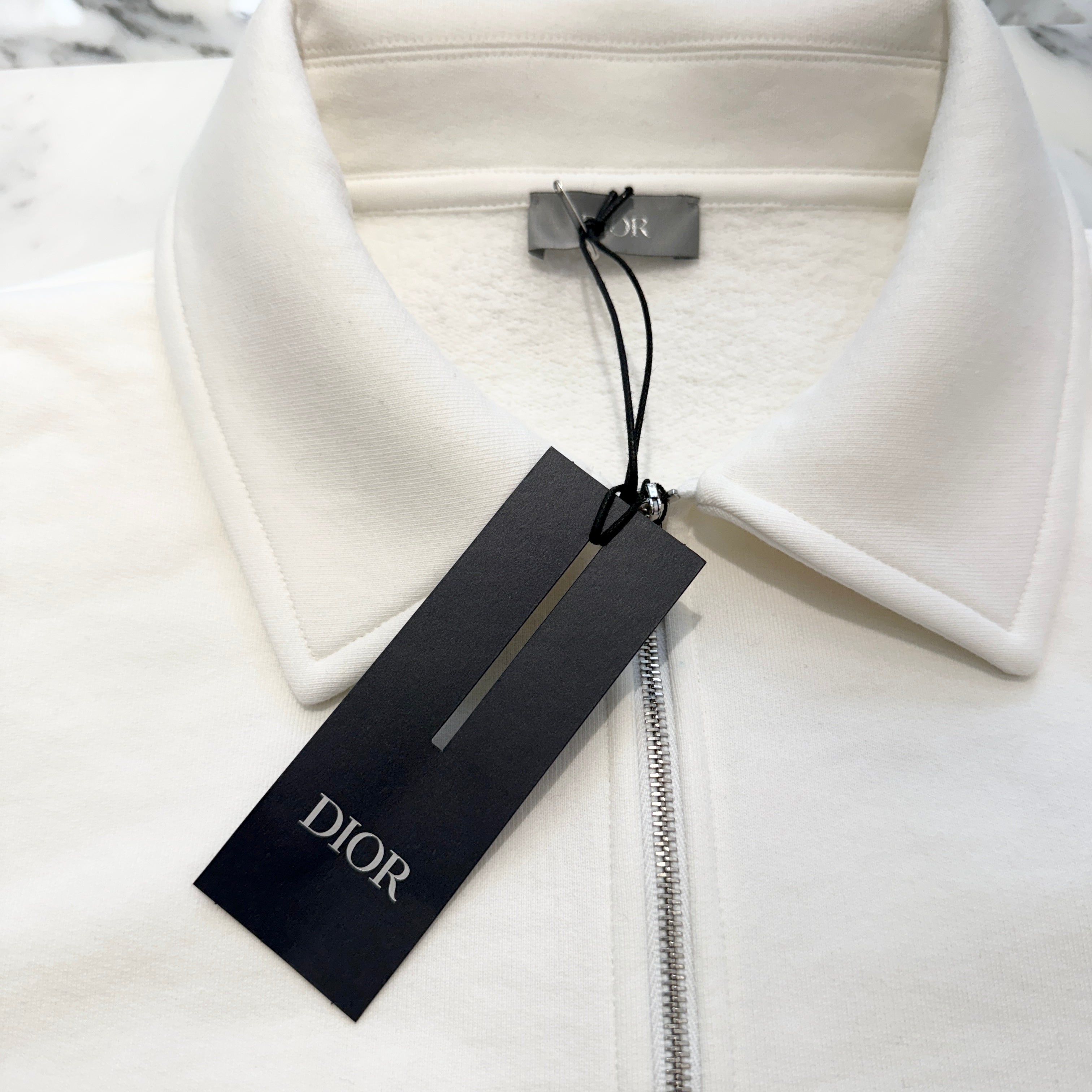 DIOR 2024AW Dior HOMME Logo Embroidery Half Zip Sweat Shirt 443J616A0531 Size S ディオール ディオールオム ロゴ刺繍 ハーフジップ スウェットシャツ サイズS