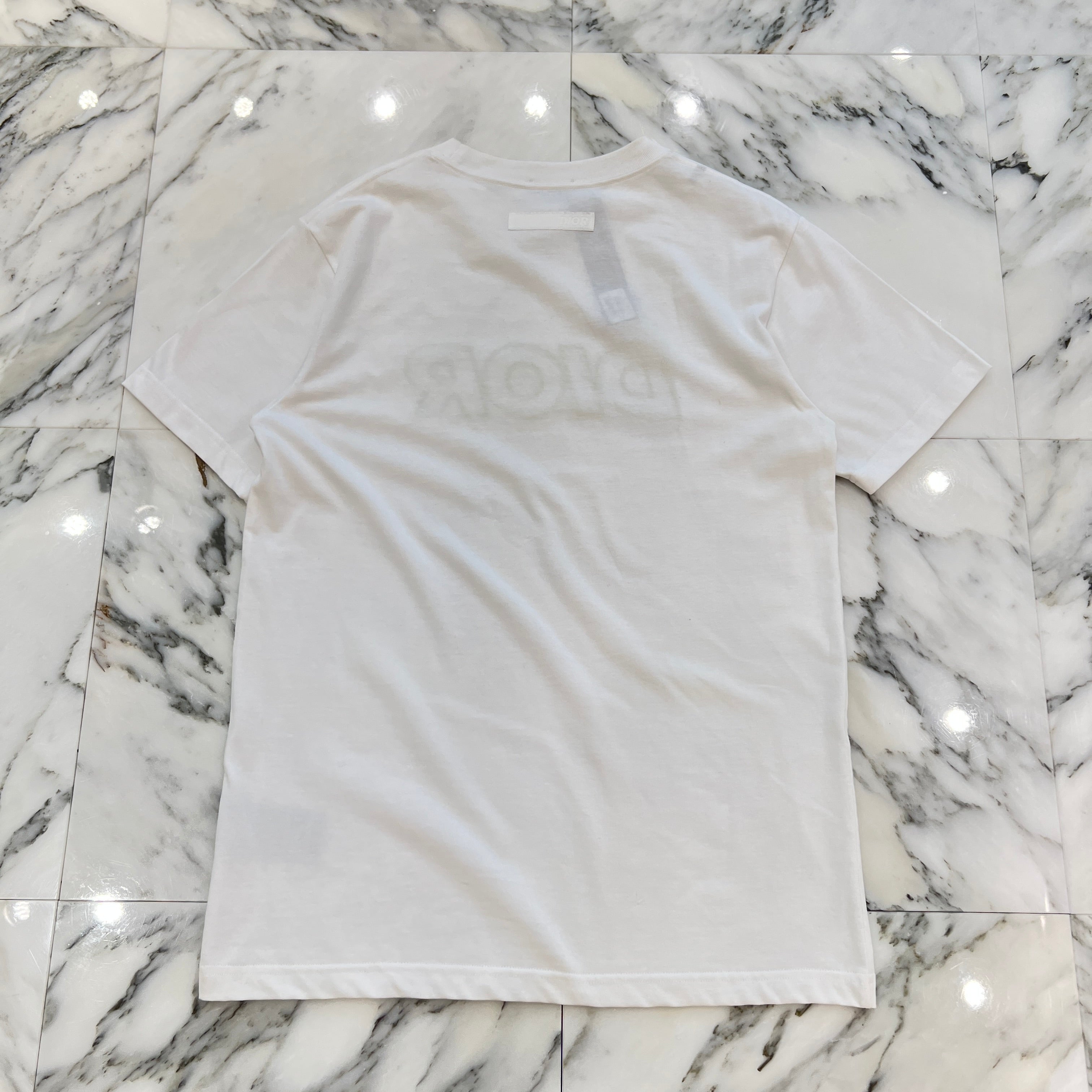 DIOR 2023AW Neon Logo Embroidered Over Sized Tee 393J696E0847 Size XS ディオール ネオンロゴ刺繍 オーバーサイズ Tシャツ サイズXS