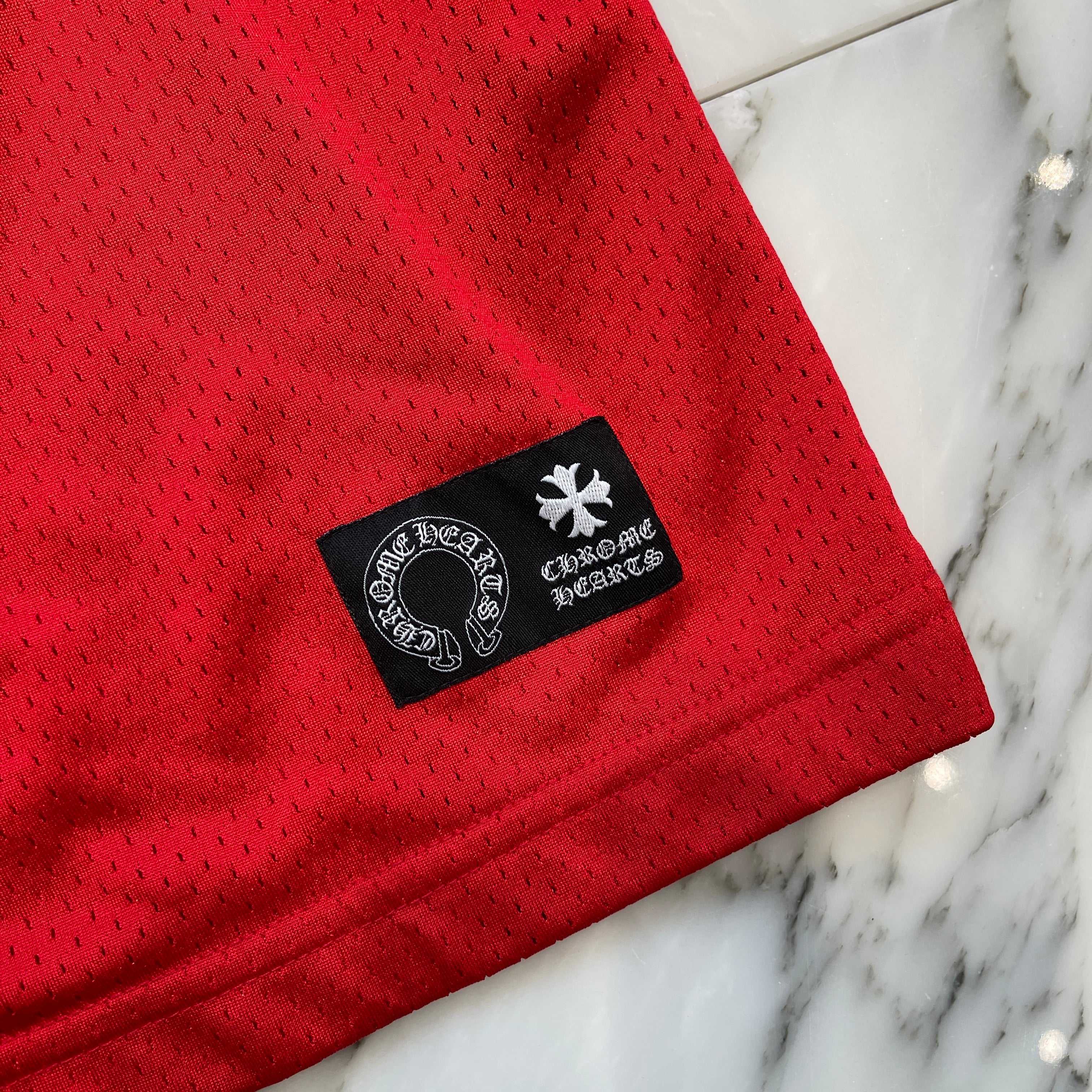 CHROME HEARTS Matty "TEAM" Mesh Warm Up Jersey Size L クロムハーツ マッティ "チーム" メッシュウォームアップジャージー サイズL