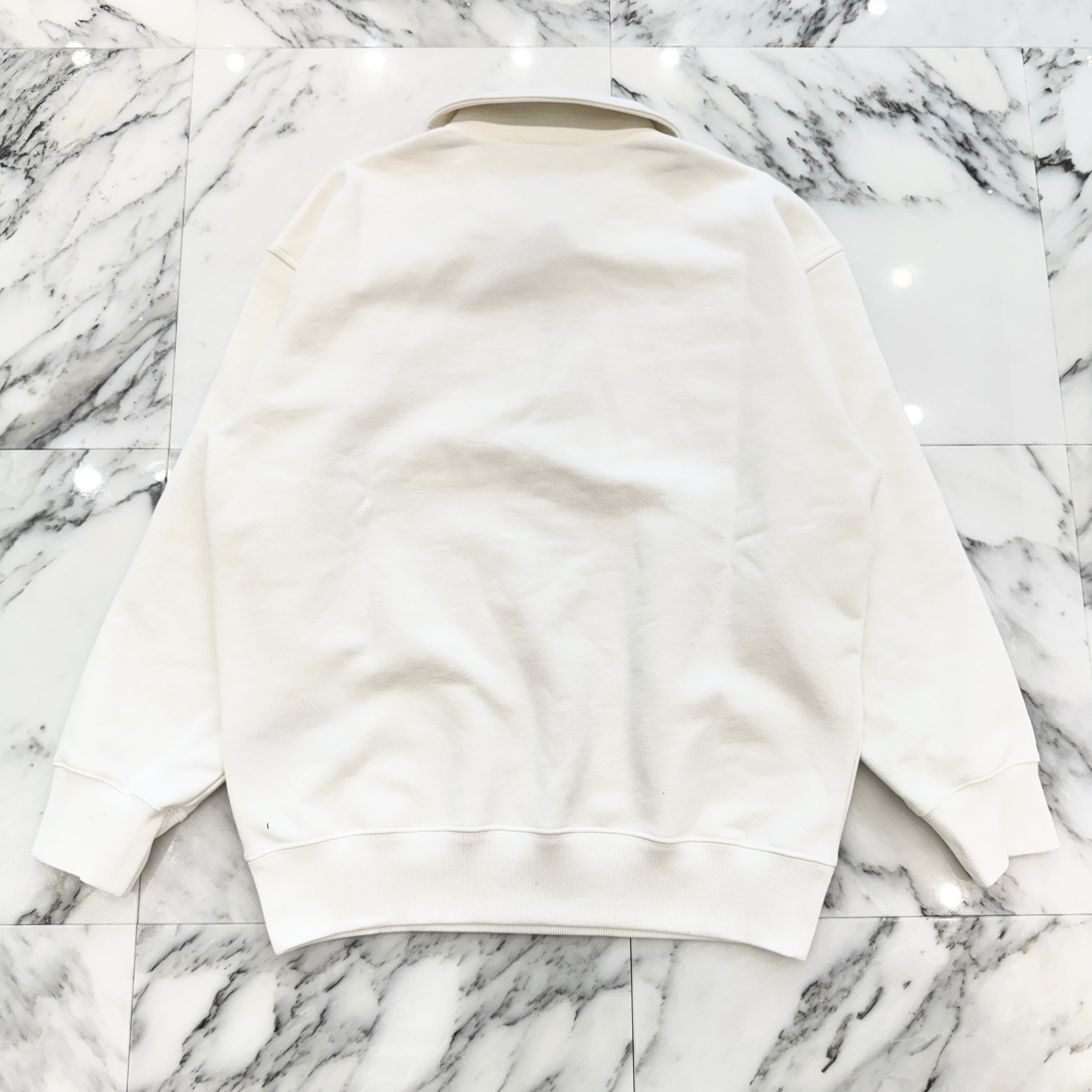 DIOR 2024AW Dior HOMME Logo Embroidery Half Zip Sweat Shirt