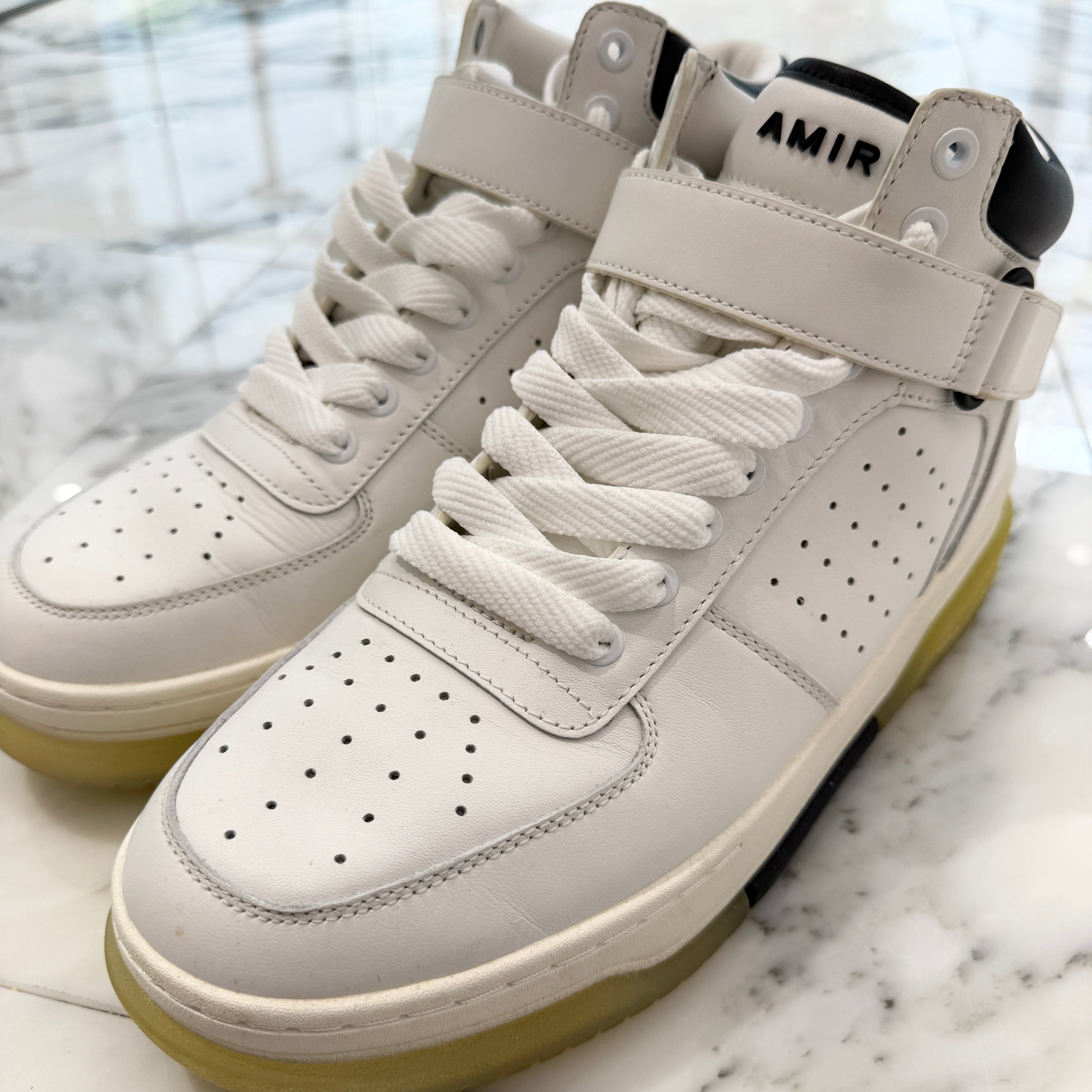 AMIRI 2022AW Stadium High Cut Sneakers MFS006-111 Size 43 アミリ スタジアム ハイカットスニーカー サイズ43