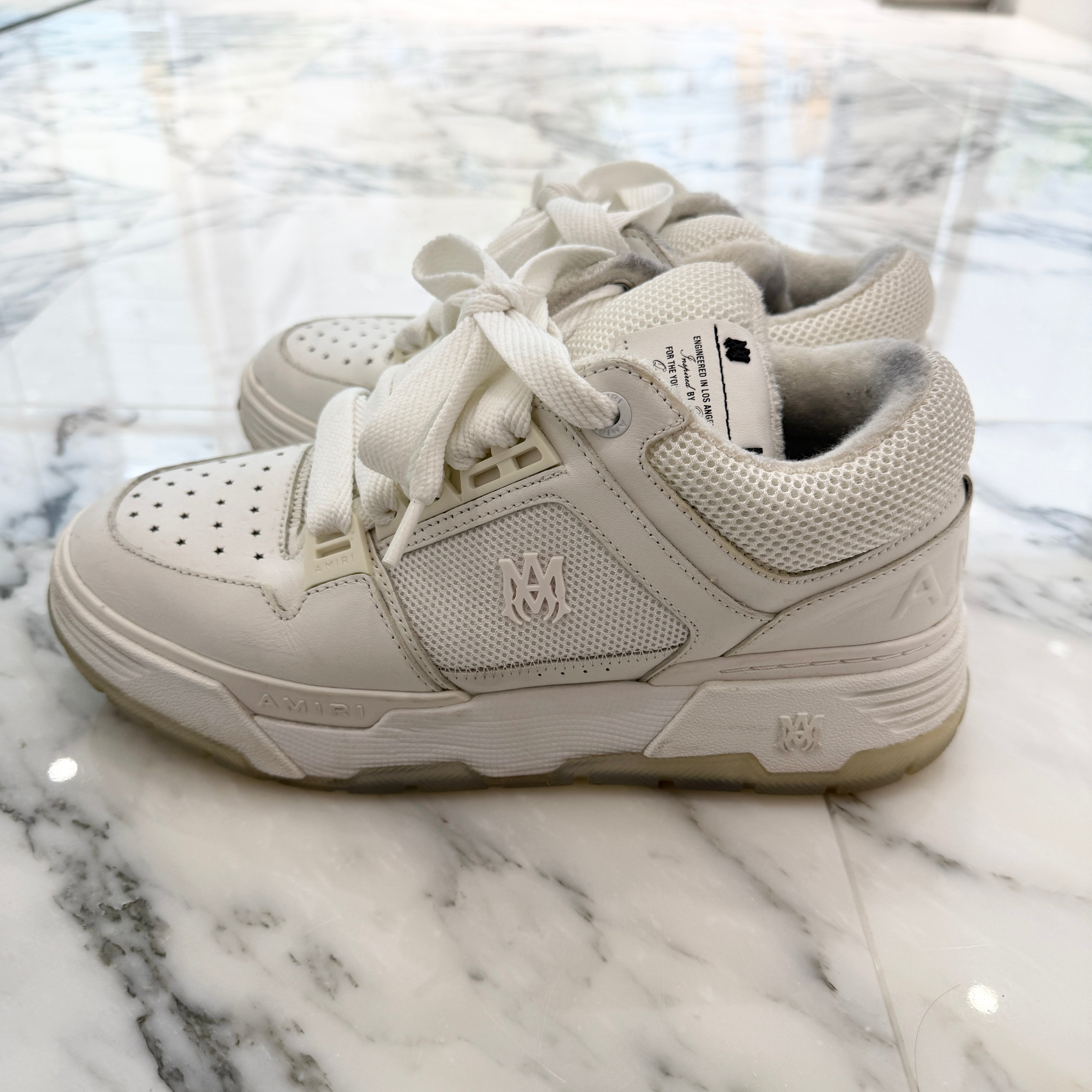 AMIRI 2023SS MA-1 ALABASTER Sneakers MFS012-271 Size 43