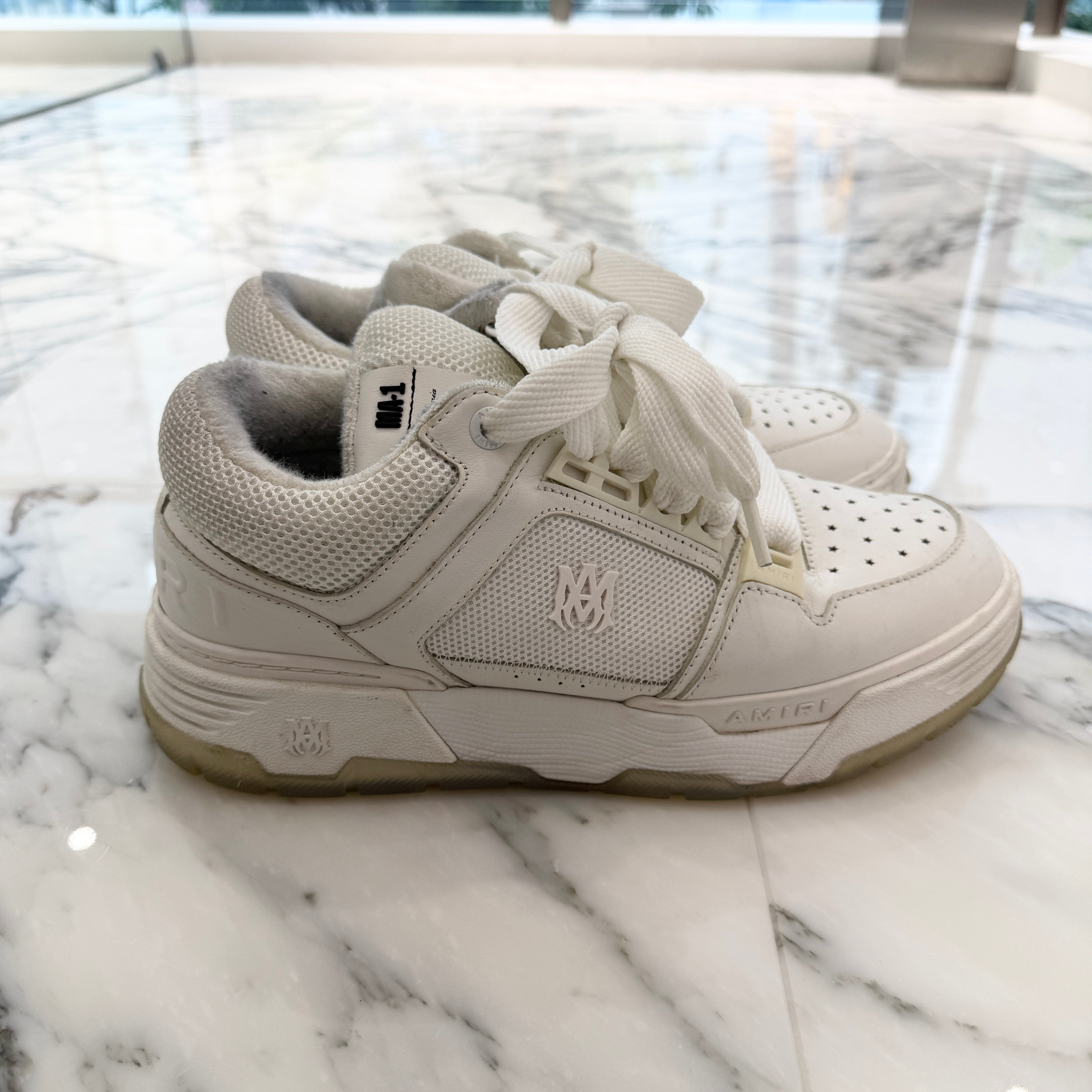 AMIRI 2023SS MA-1 ALABASTER Sneakers MFS012-271 Size 43 アミリ MA-1 アラバスター スニーカー サイズ43