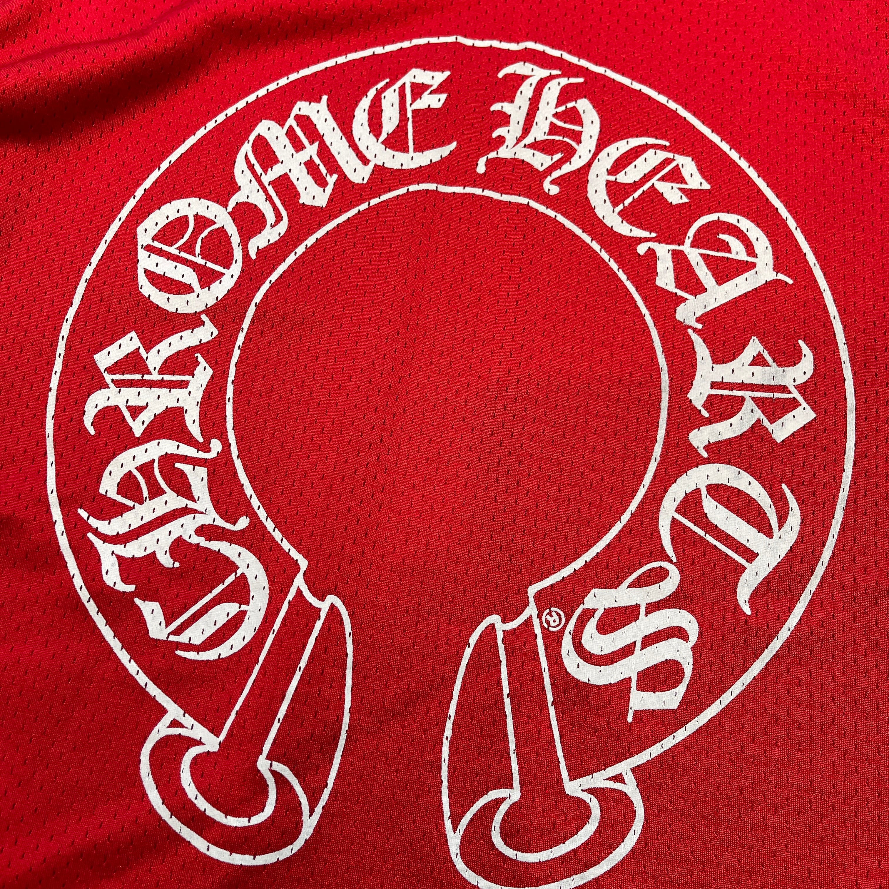 CHROME HEARTS Matty "TEAM" Mesh Warm Up Jersey Size L クロムハーツ マッティ "チーム" メッシュウォームアップジャージー サイズL