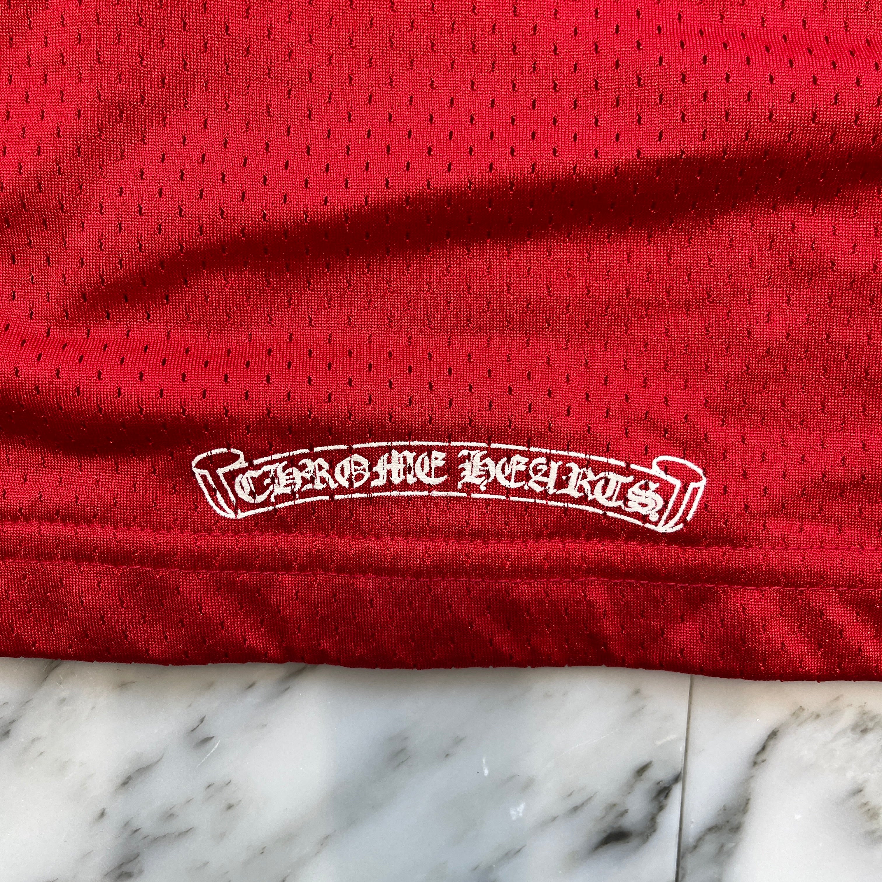 CHROME HEARTS Matty "TEAM" Mesh Warm Up Jersey Size L クロムハーツ マッティ "チーム" メッシュウォームアップジャージー サイズL