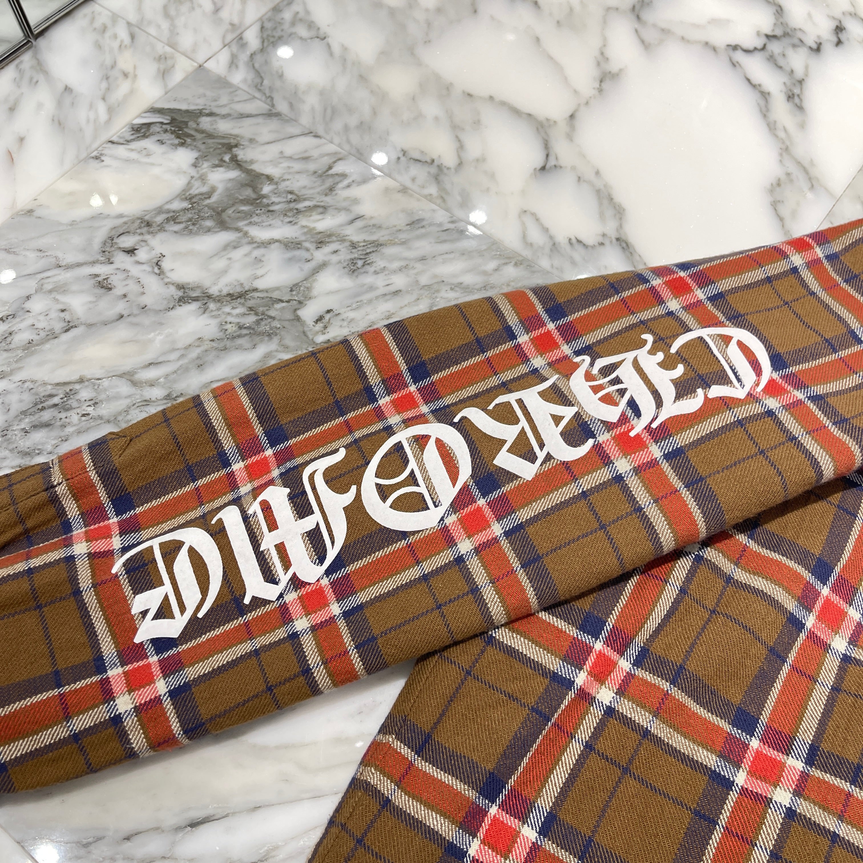 CHROME HEARTS Y NOT WORK DOG Flannel Check Shirt Jacket Size XL クロムハーツ ワイノット ワークドッグ フランネル チェック シャツジャケット サイズXL