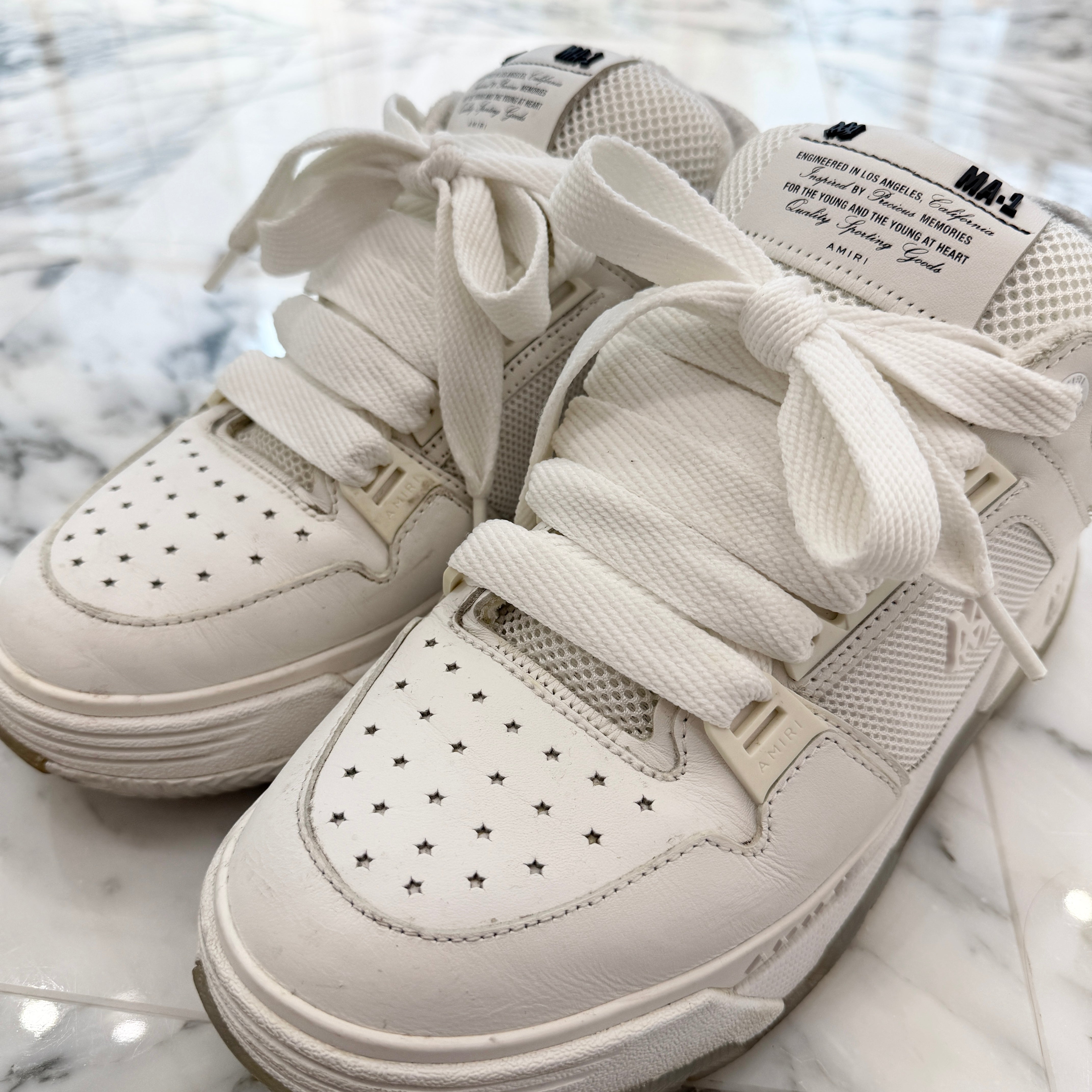 AMIRI 2023SS MA-1 ALABASTER Sneakers MFS012-271 Size 43 アミリ MA-1 アラバスター スニーカー サイズ43