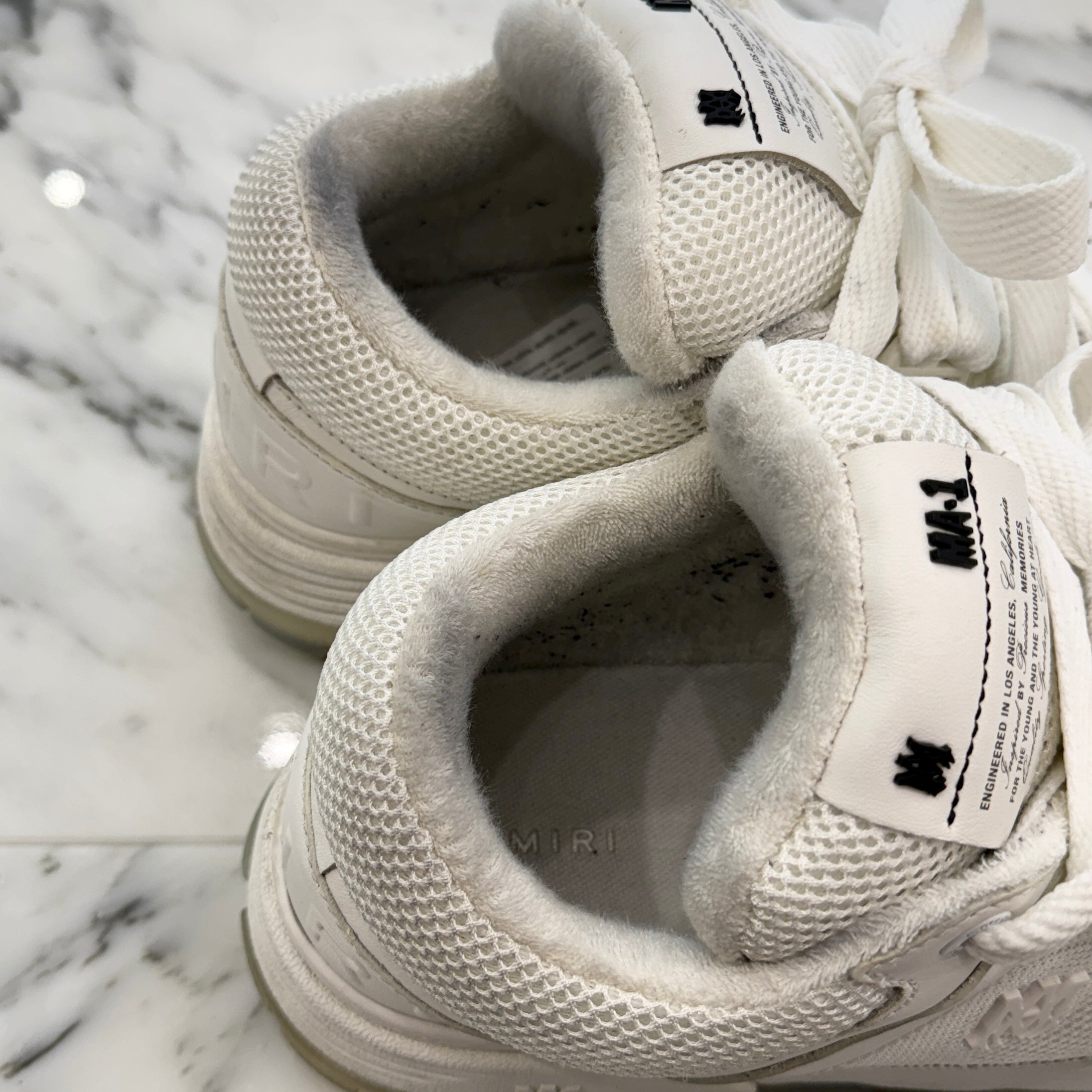 AMIRI 2023SS MA-1 ALABASTER Sneakers MFS012-271 Size 43