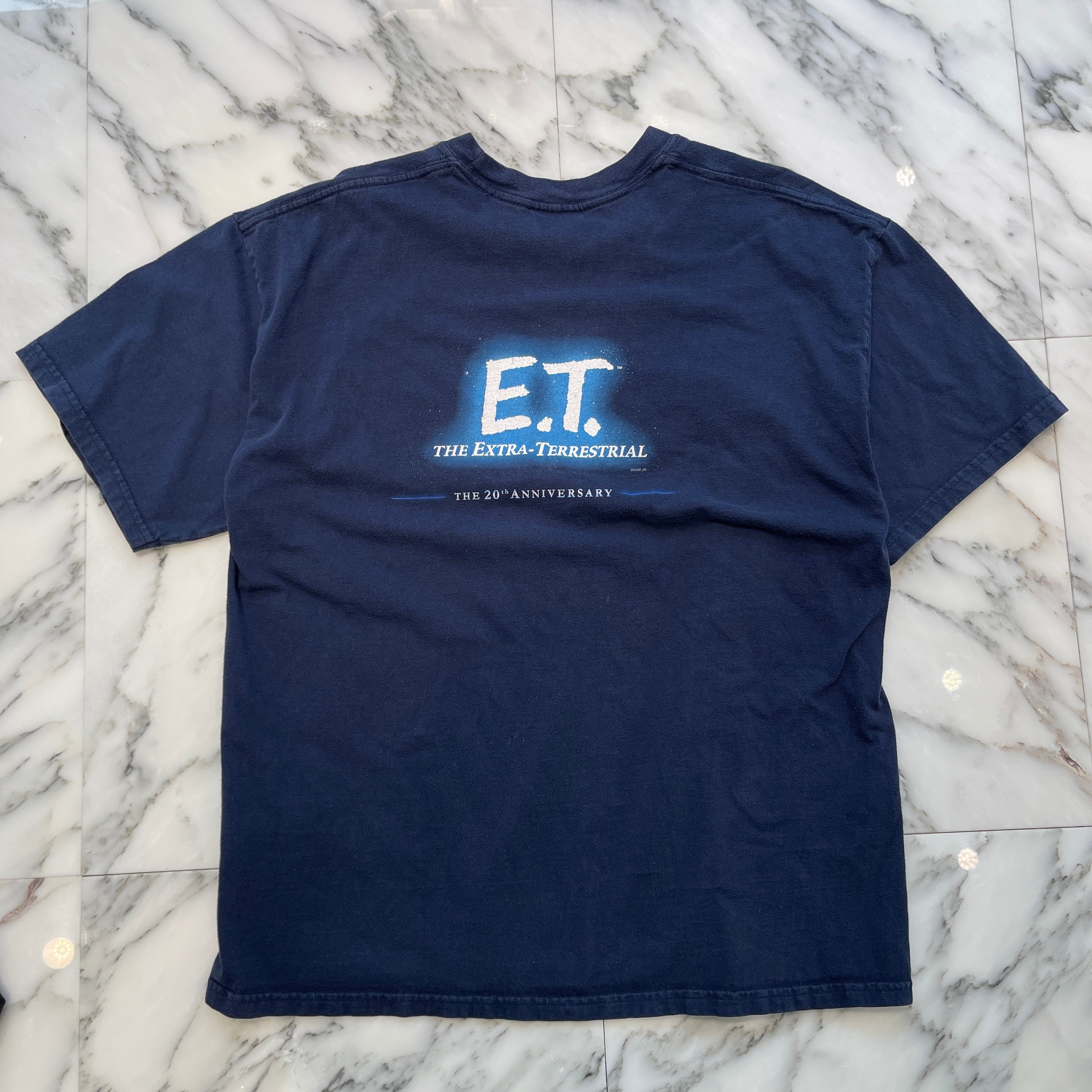 Vintage 00's E.T. 20th Anniversary The Extra-Terrestrial Movie 2002 S/S Tee Size XL 00's E.T. 20周年 アニバーサリー 地球外生命体 映画 2002 Tシャツ サイズXL