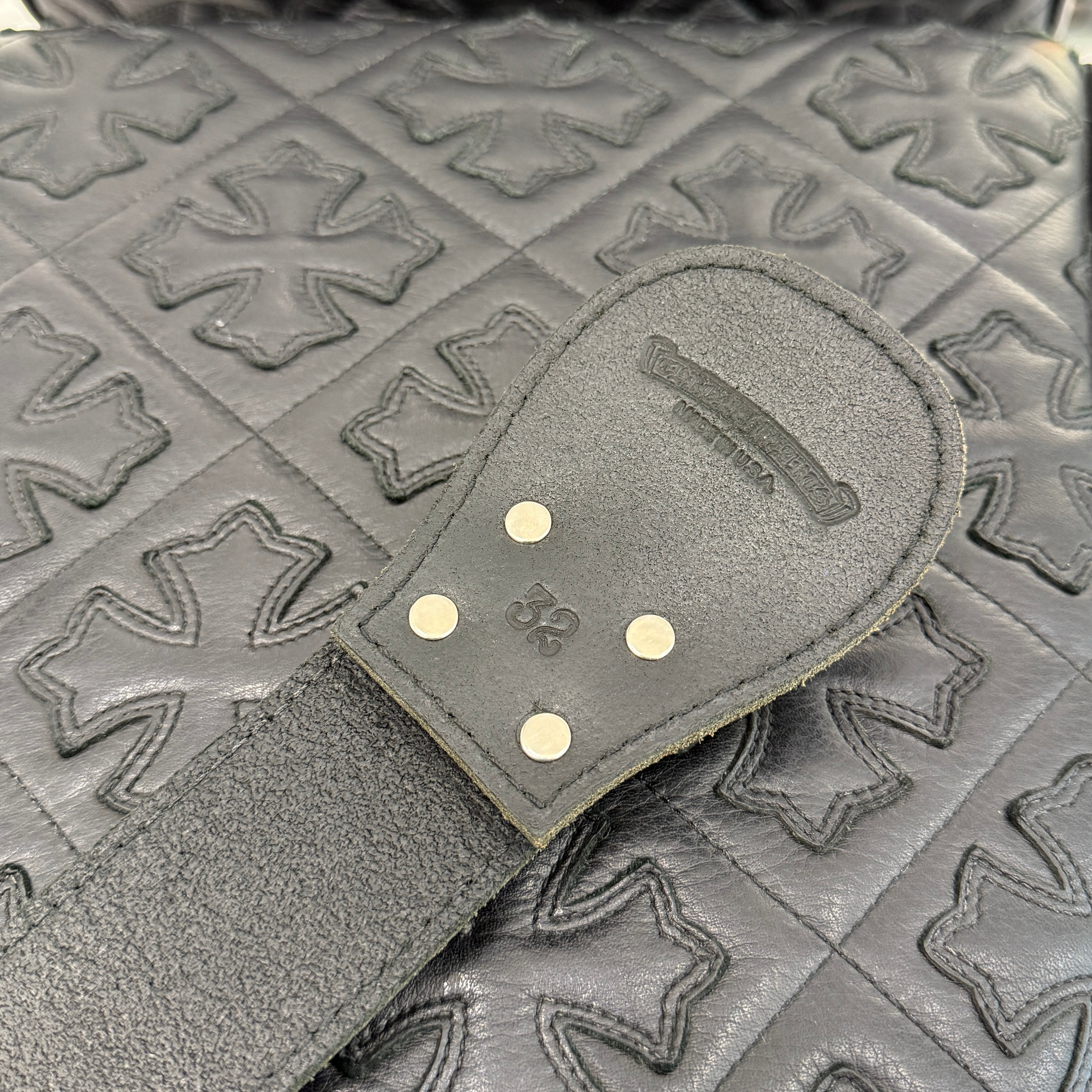 CHROME HEARTS Large Strap Star Buckle Belt Size 32 クロムハーツ ラージストラップ スターバックル ベルト サイズ32