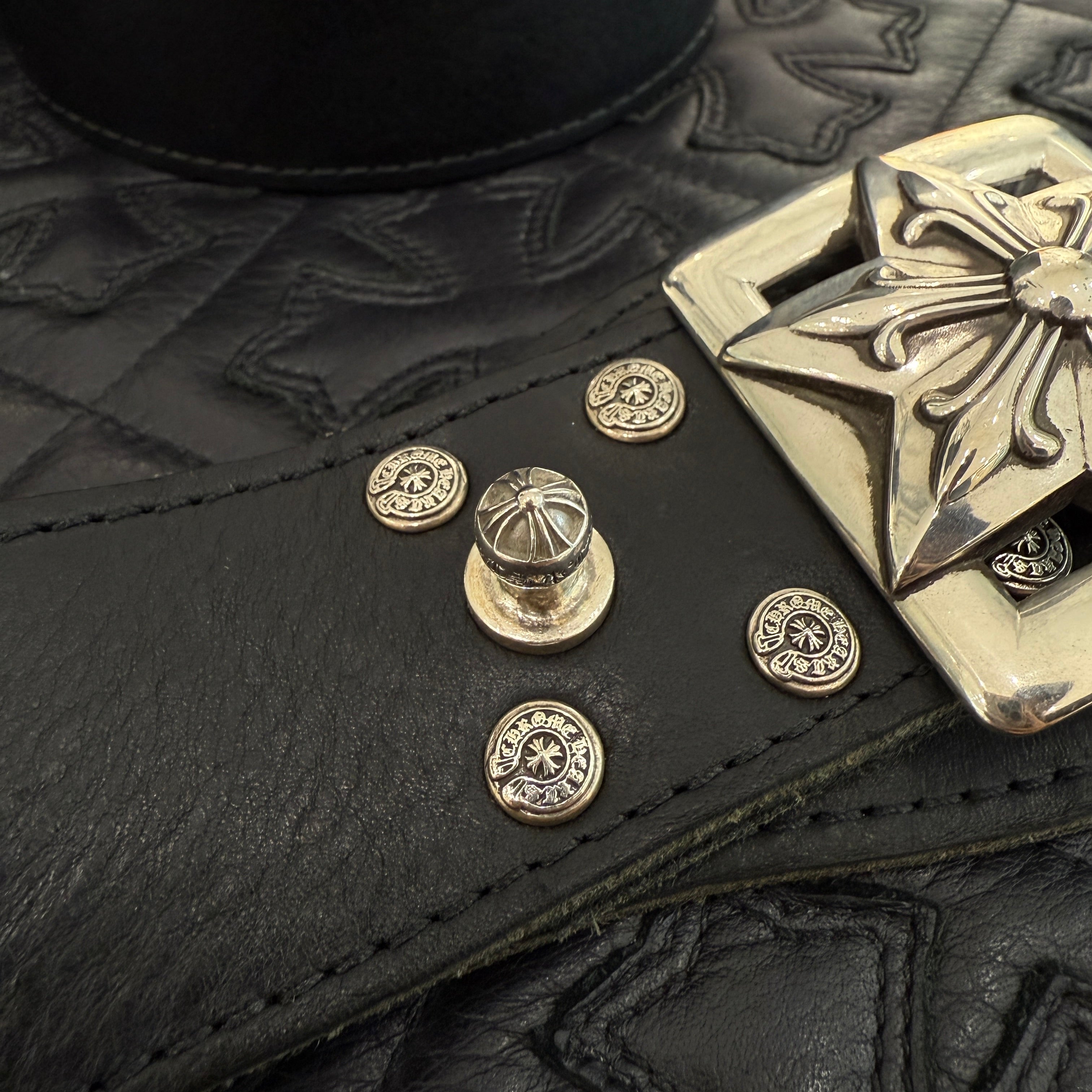 CHROME HEARTS Large Strap Star Buckle Belt Size 32 クロムハーツ ラージストラップ スターバックル ベルト サイズ32