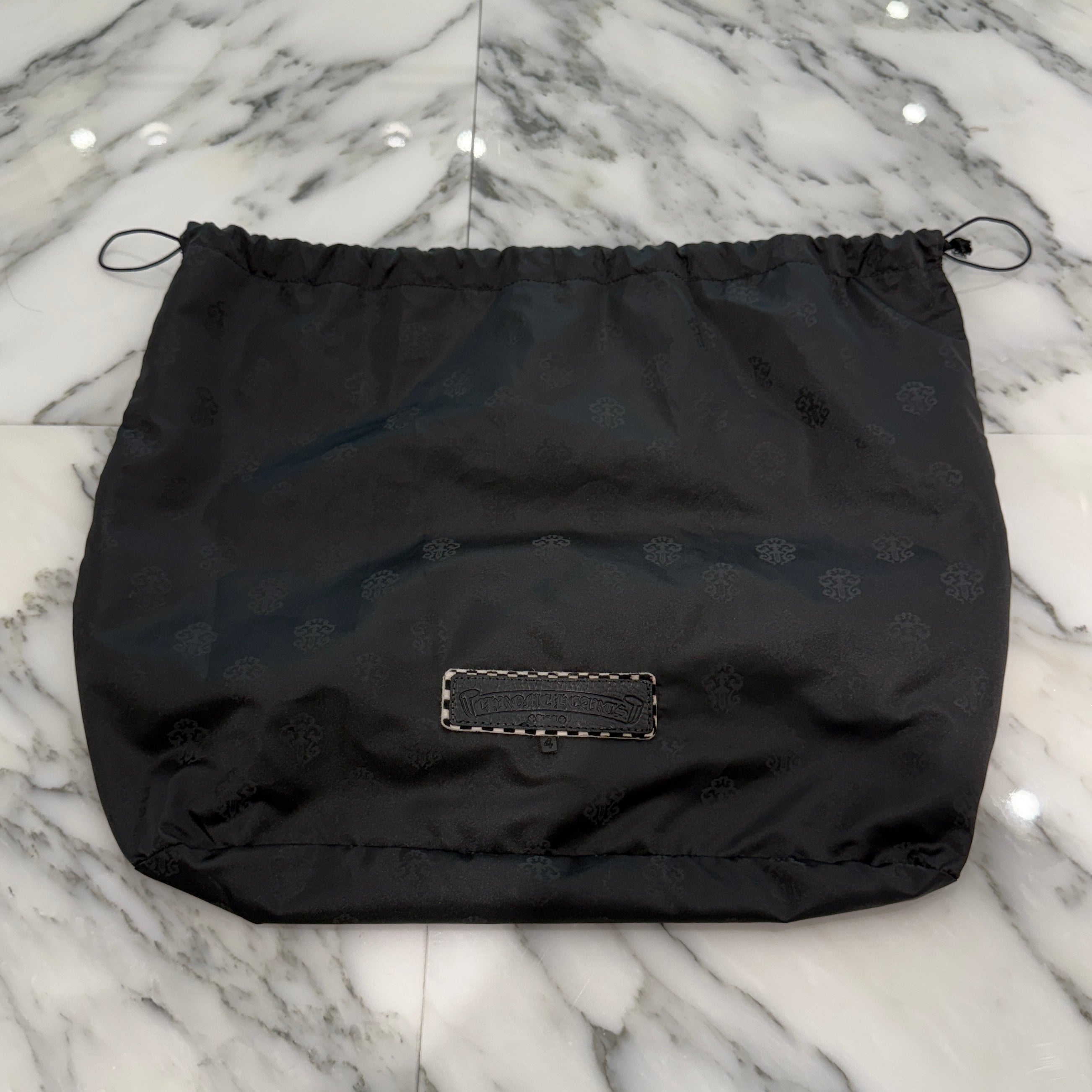 CHROME HEARTS JJ Dean Checkered Pattern Harako Leather Riders Hand Bag クロムハーツ JJ ディーン チェッカー柄 ハラコレザー ライダース ハンドバッグ