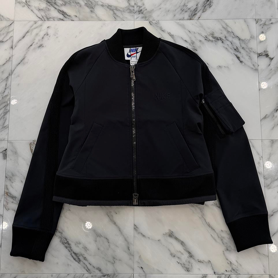 NIKE × sacai 2024AW Logo Embroidery Ladies Track Jacket FV4859 Size M ナイキ×サカイ ロゴ刺繍 レディース トラックジャケット サイズM