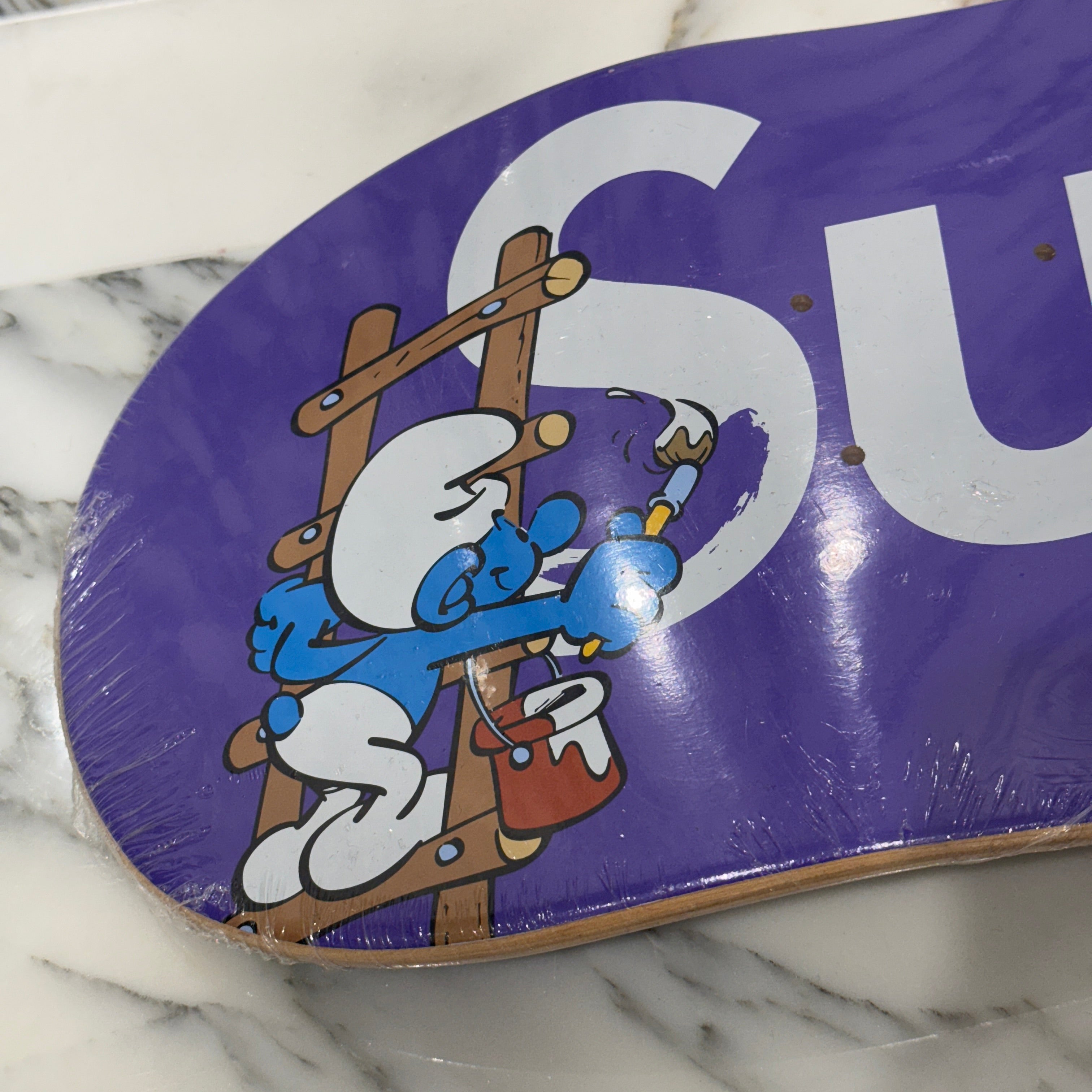Supreme × SMURF 2020AW Skateboard Deck FW20SB2 Size 8.5