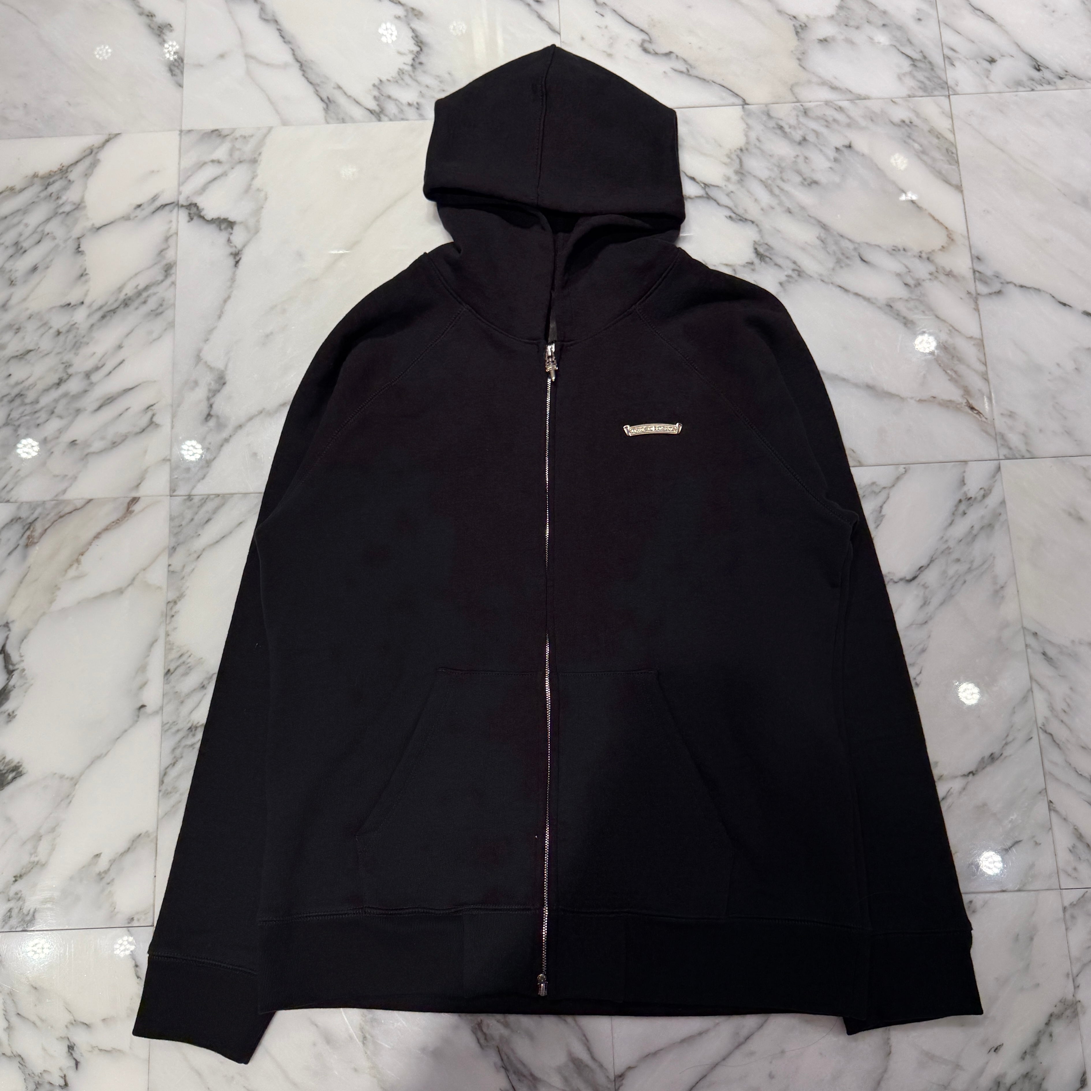 CHROME HEARTS Ynot King Taco 3 Cemetery Cross Embroidery Zip Up Hoodie Size L クロムハーツ ワイノット キングタコ 3セメタリークロス刺繍 ジップアップフーディー サイズL