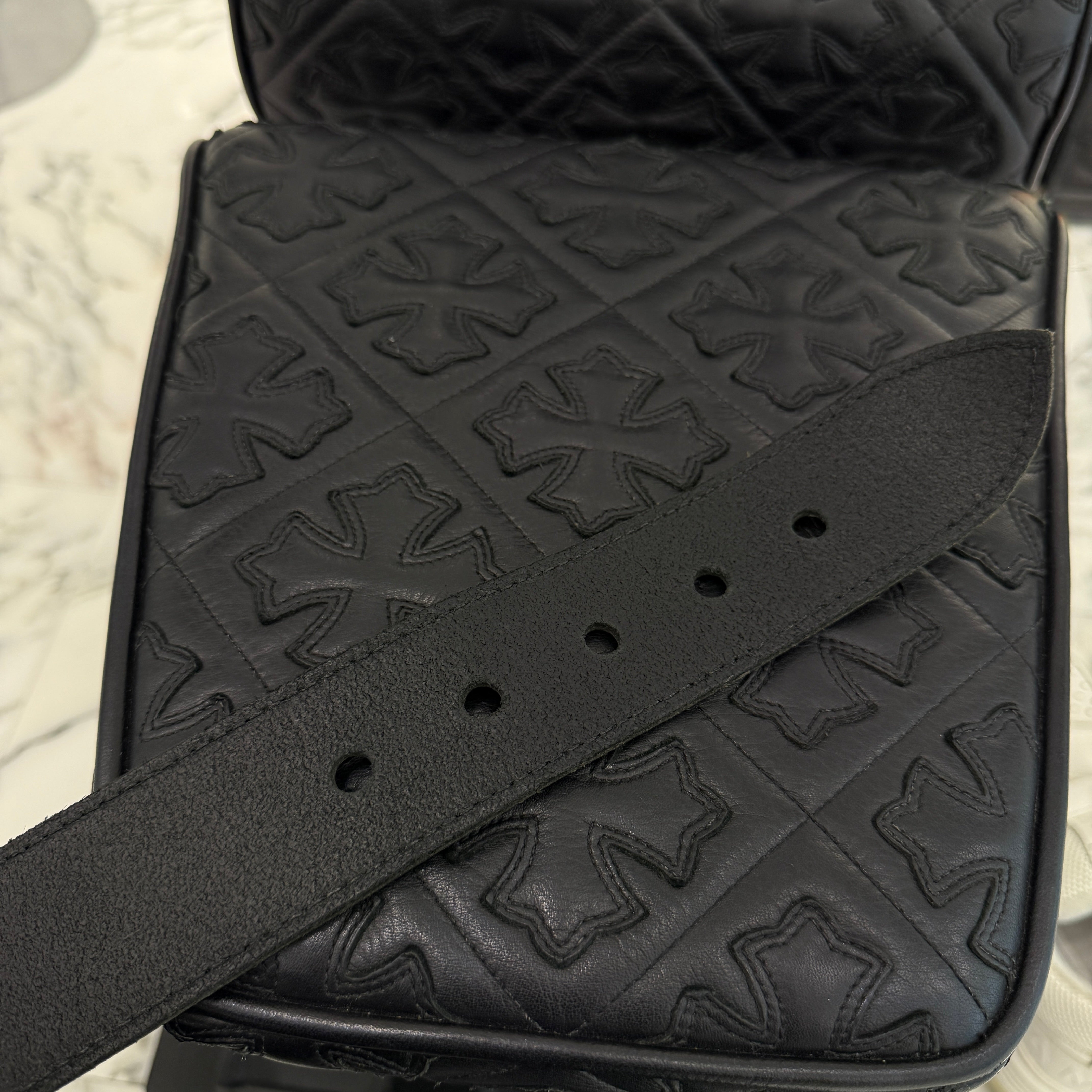 CHROME HEARTS Large Strap Star Buckle Belt Size 32 クロムハーツ ラージストラップ スターバックル ベルト サイズ32