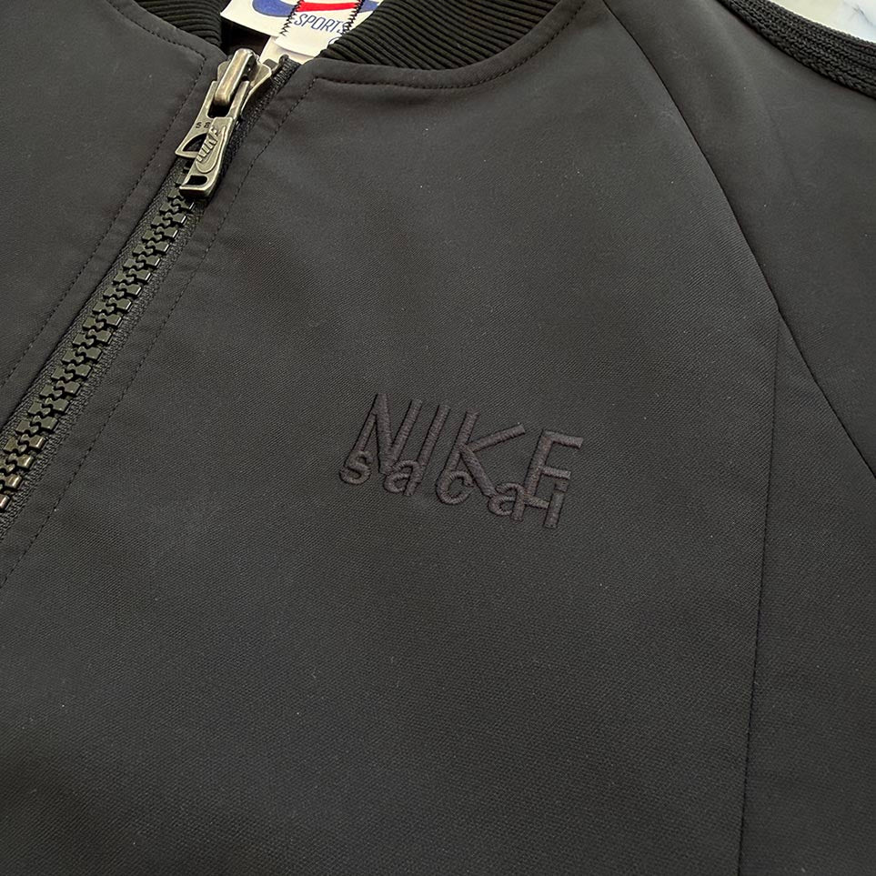 NIKE × sacai 2024AW Logo Embroidery Ladies Track Jacket FV4859 Size M ナイキ×サカイ ロゴ刺繍 レディース トラックジャケット サイズM
