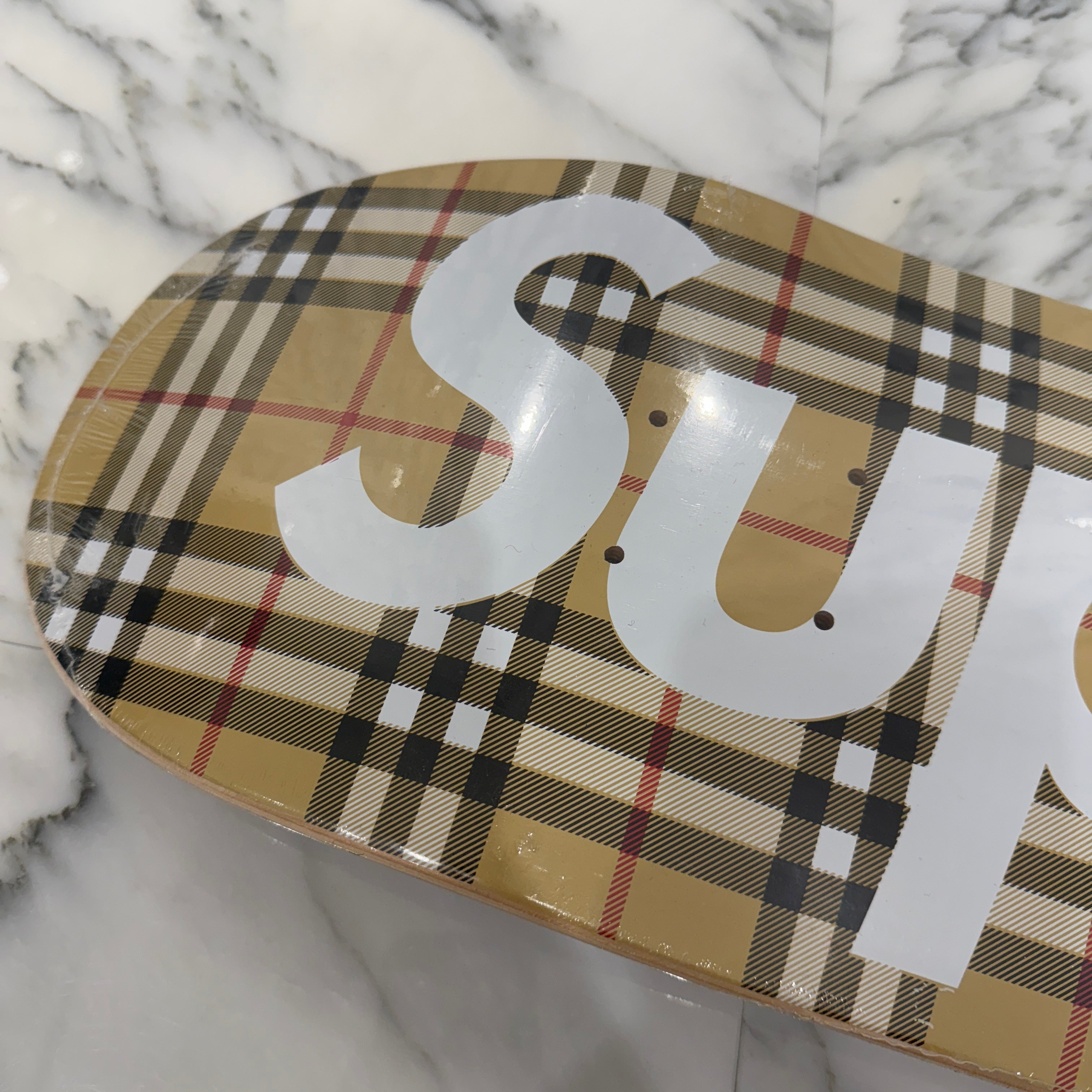 Supreme × BURBERRY 2022SS Skateboard Deck Size 8.5 シュプリーム × バーバリー スケートボードデッキ サイズ8.5