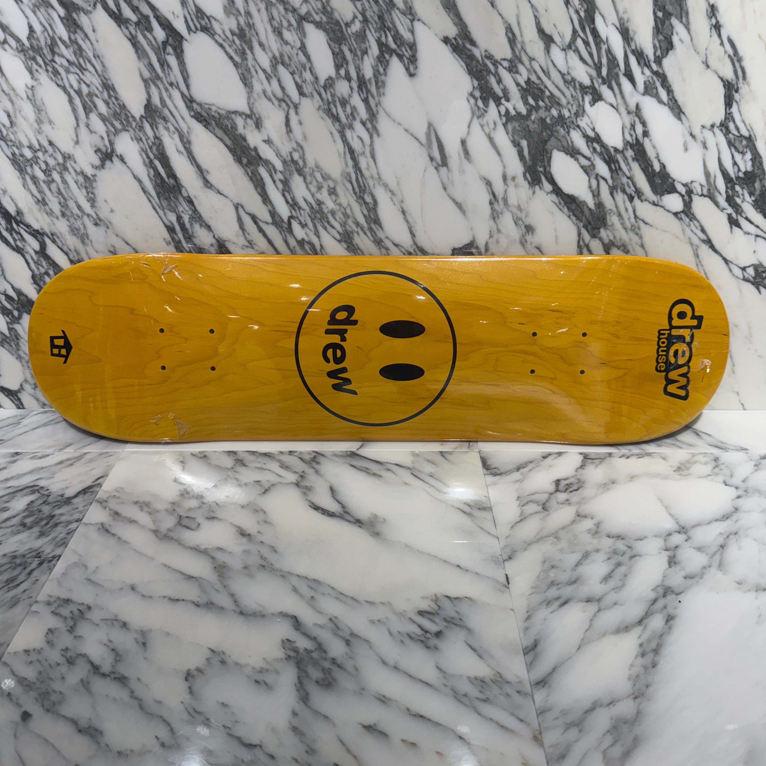 Drew House 2022AW Mascot Golden Yellow Skateboard Deck Size 8.25 ドリューハウス マスコット ゴールデンイエロー スケートボードデッキ サイズ8.25