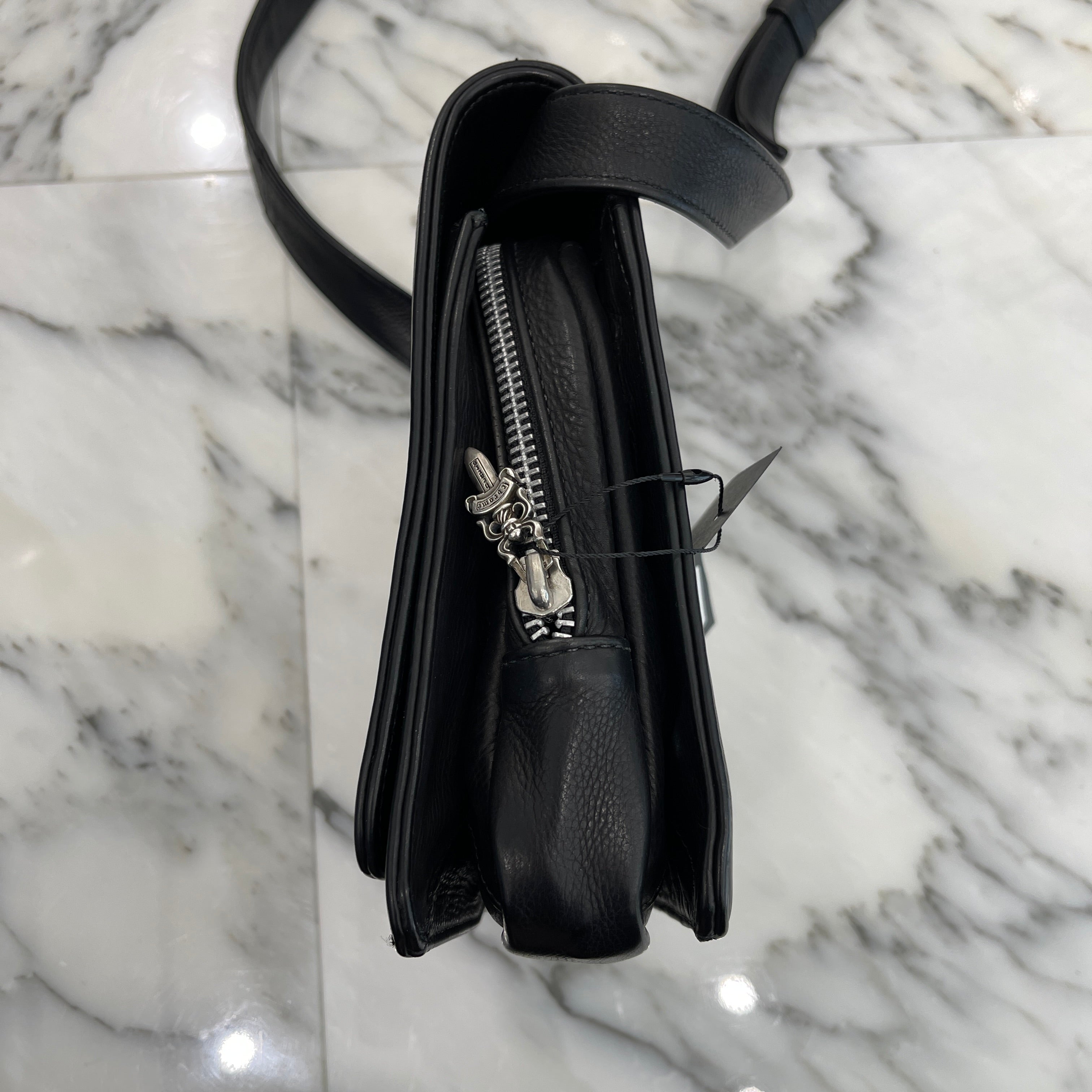 CHROME HEARTS MILO Large Dagger Leather Shoulder Bag クロムハーツ マイロ ラージダガー レザーショルダーバッグ