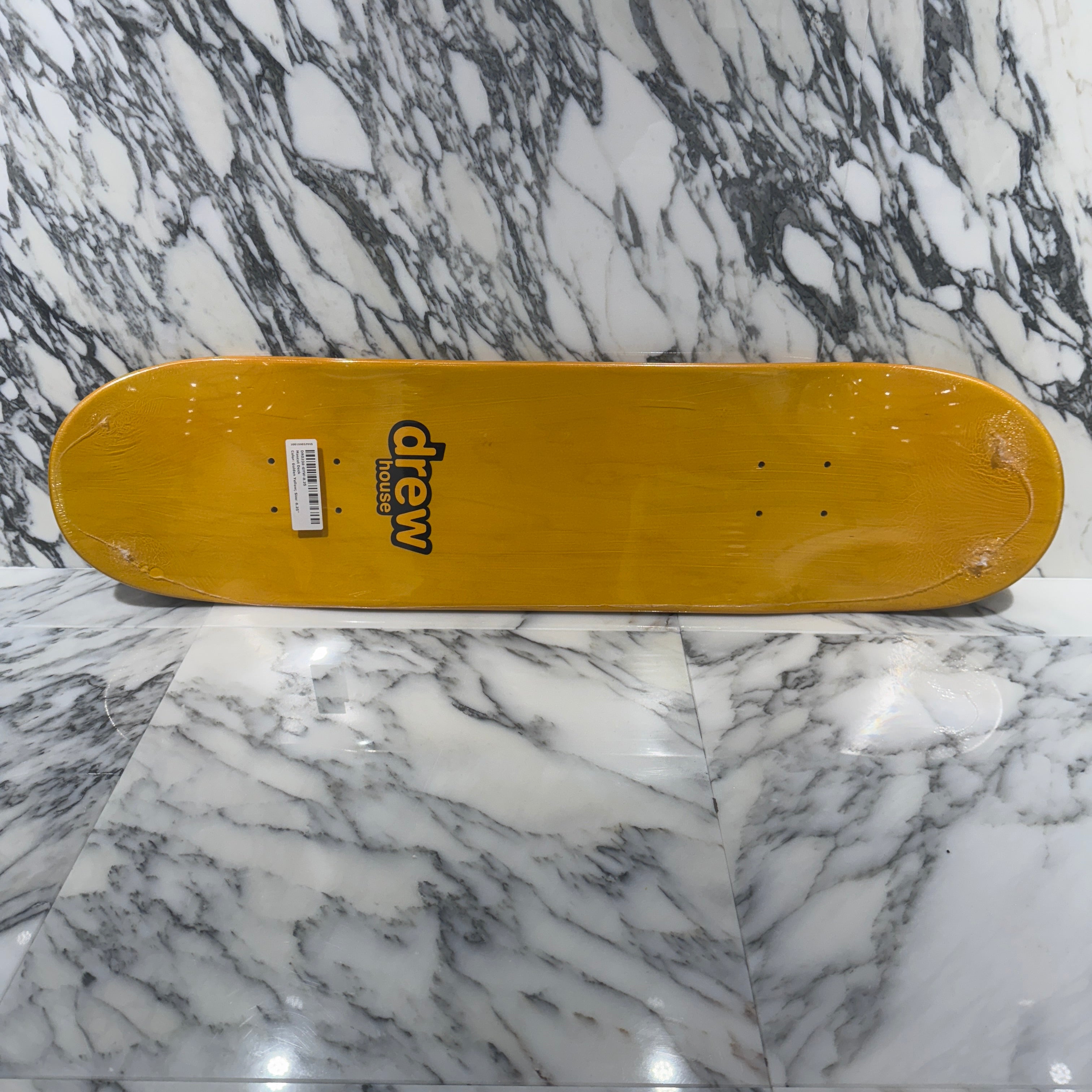 Drew House 2022AW Mascot Golden Yellow Skateboard Deck Size 8.25 ドリューハウス マスコット ゴールデンイエロー スケートボードデッキ サイズ8.25