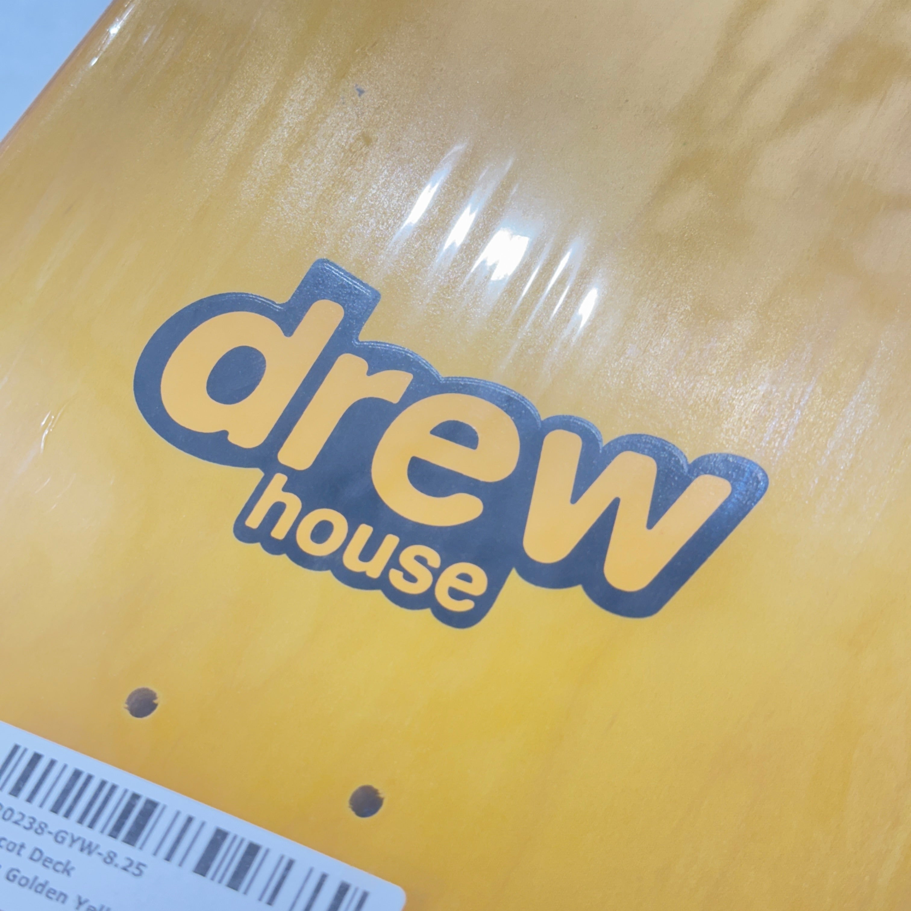 Drew House 2022AW Mascot Golden Yellow Skateboard Deck Size 8.25 ドリューハウス マスコット ゴールデンイエロー スケートボードデッキ サイズ8.25