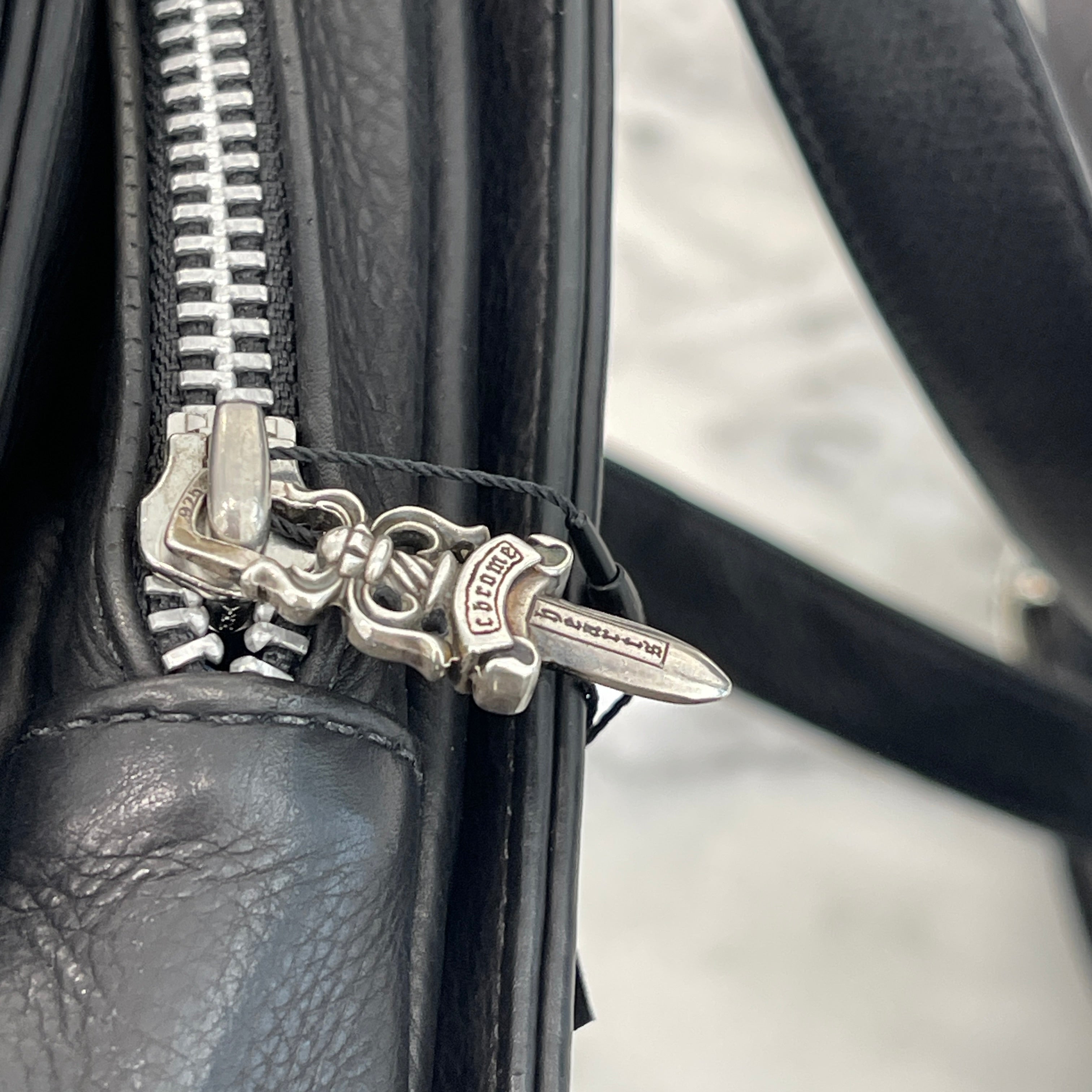 CHROME HEARTS MILO Large Dagger Leather Shoulder Bag クロムハーツ マイロ ラージダガー レザーショルダーバッグ