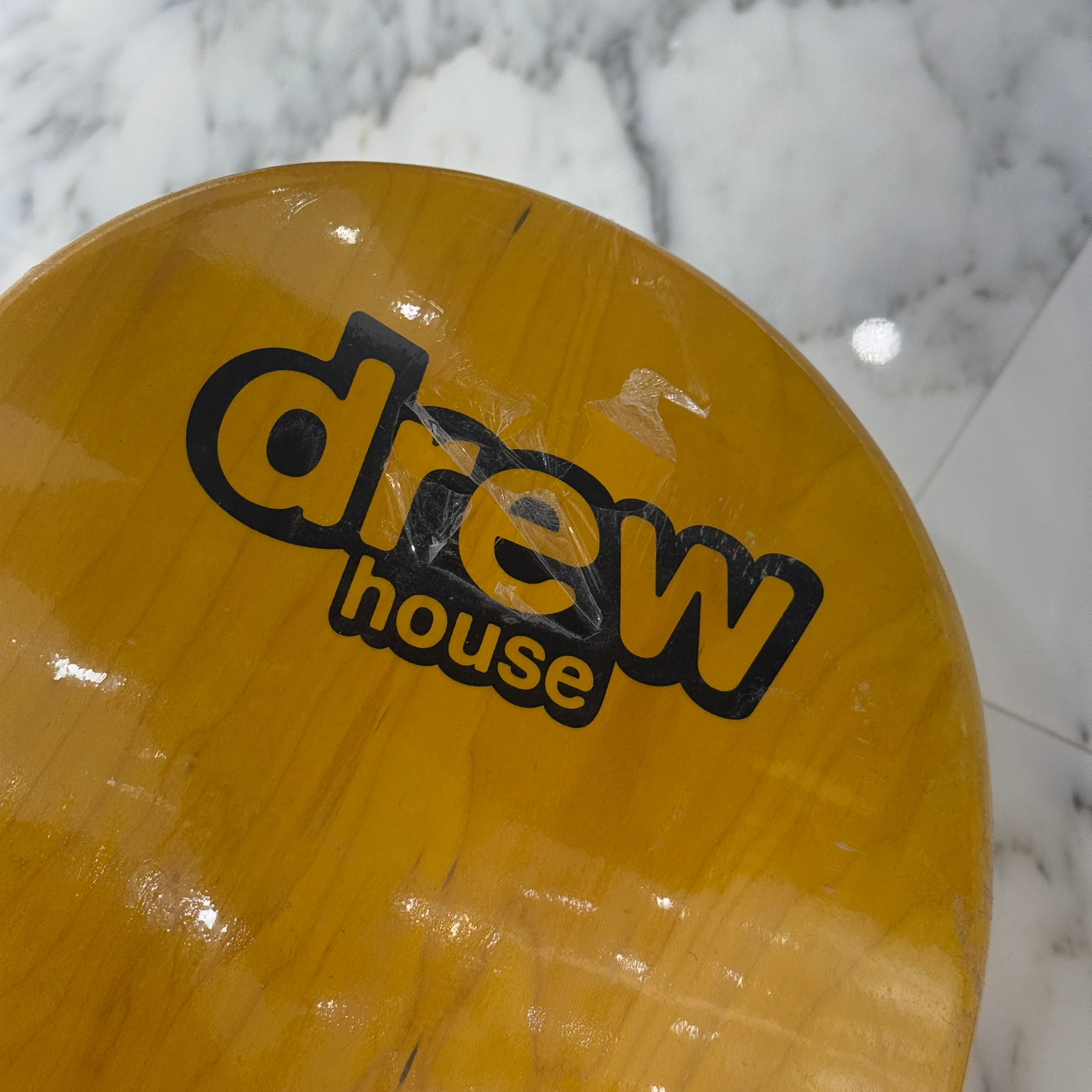 Drew House 2022AW Mascot Golden Yellow Skateboard Deck Size 8.25 ドリューハウス マスコット ゴールデンイエロー スケートボードデッキ サイズ8.25