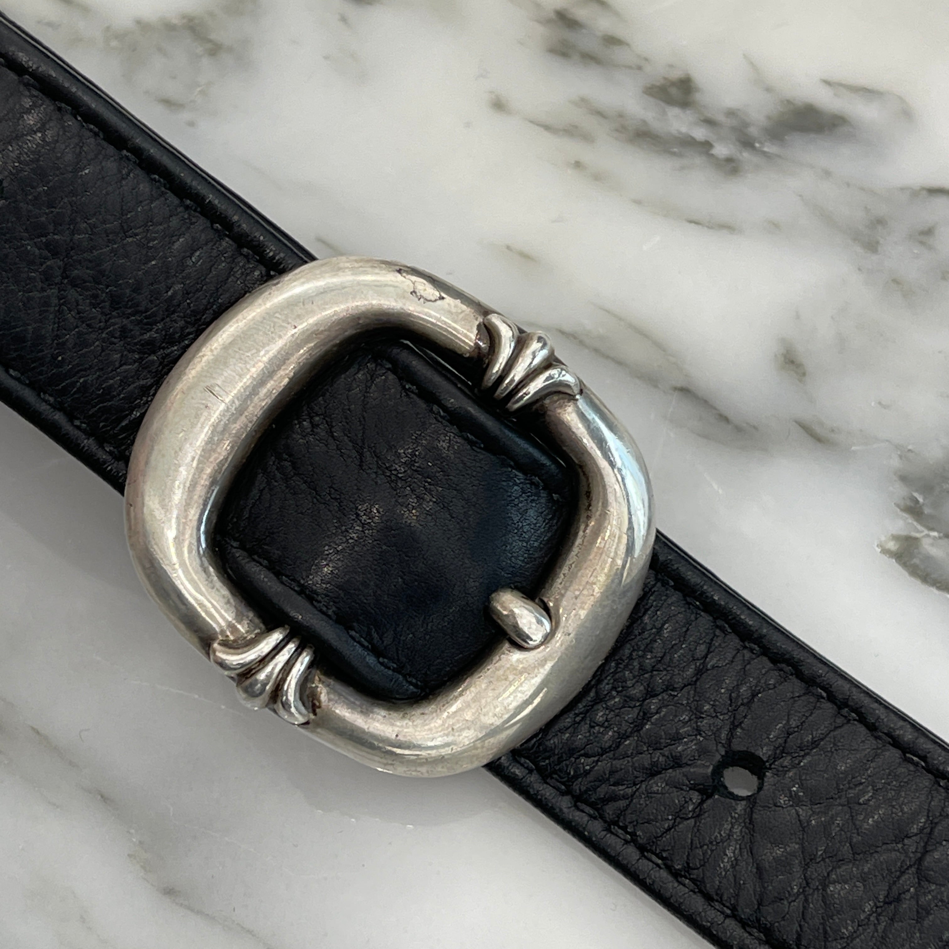 CHROME HEARTS MILO Large Dagger Leather Shoulder Bag クロムハーツ マイロ ラージダガー レザーショルダーバッグ