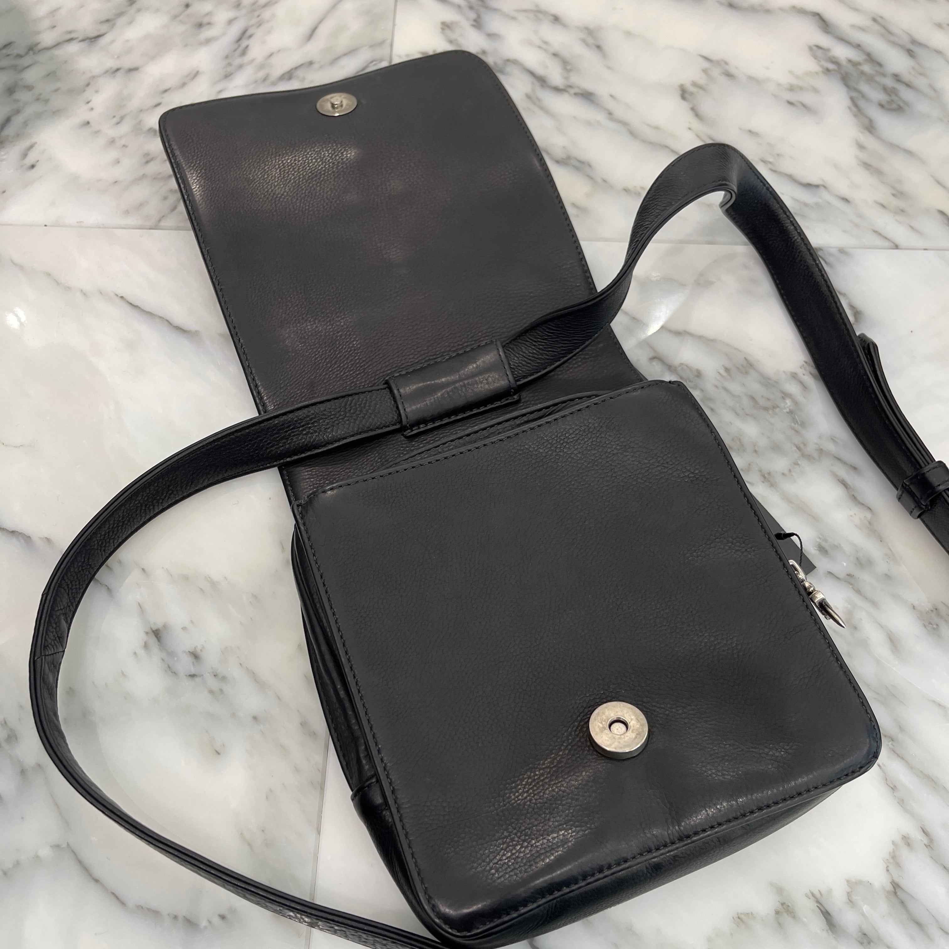 CHROME HEARTS MILO Large Dagger Leather Shoulder Bag クロムハーツ