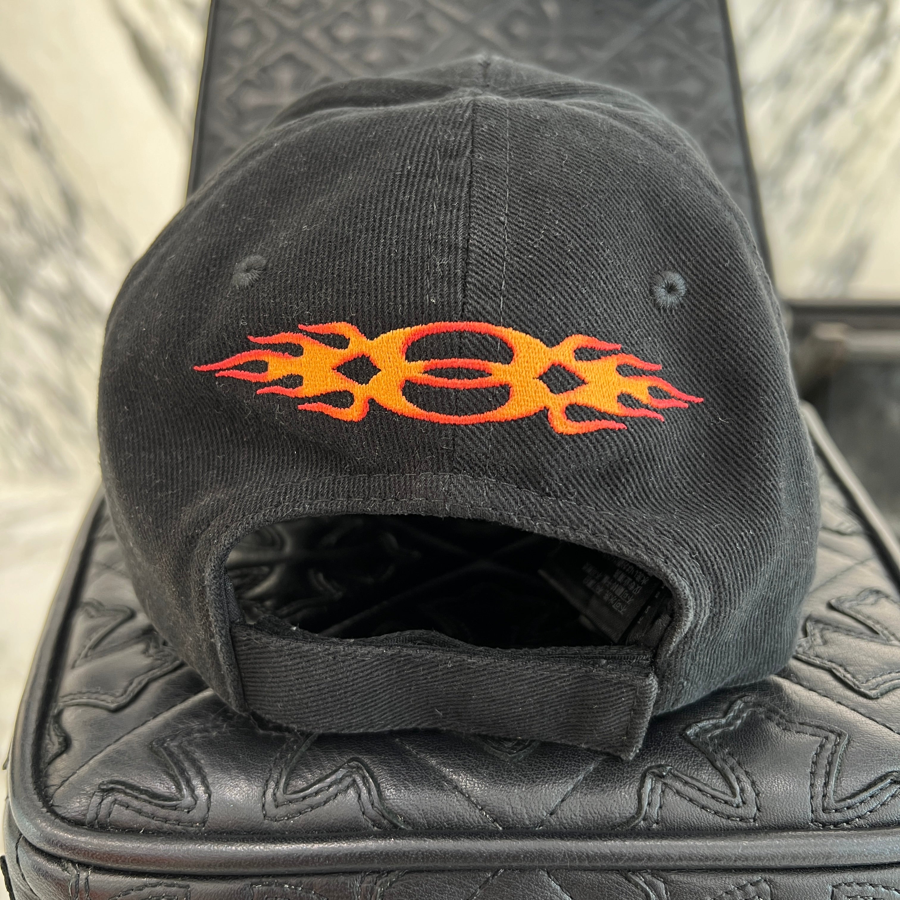 BALENCIAGA 2024SS Burning Unity Embroidery Logo Cap 794892 410B2 Size L(59cm) バレンシアガ バーニング ユニティー エンブロイダリーロゴキャップ サイズL(59cm)