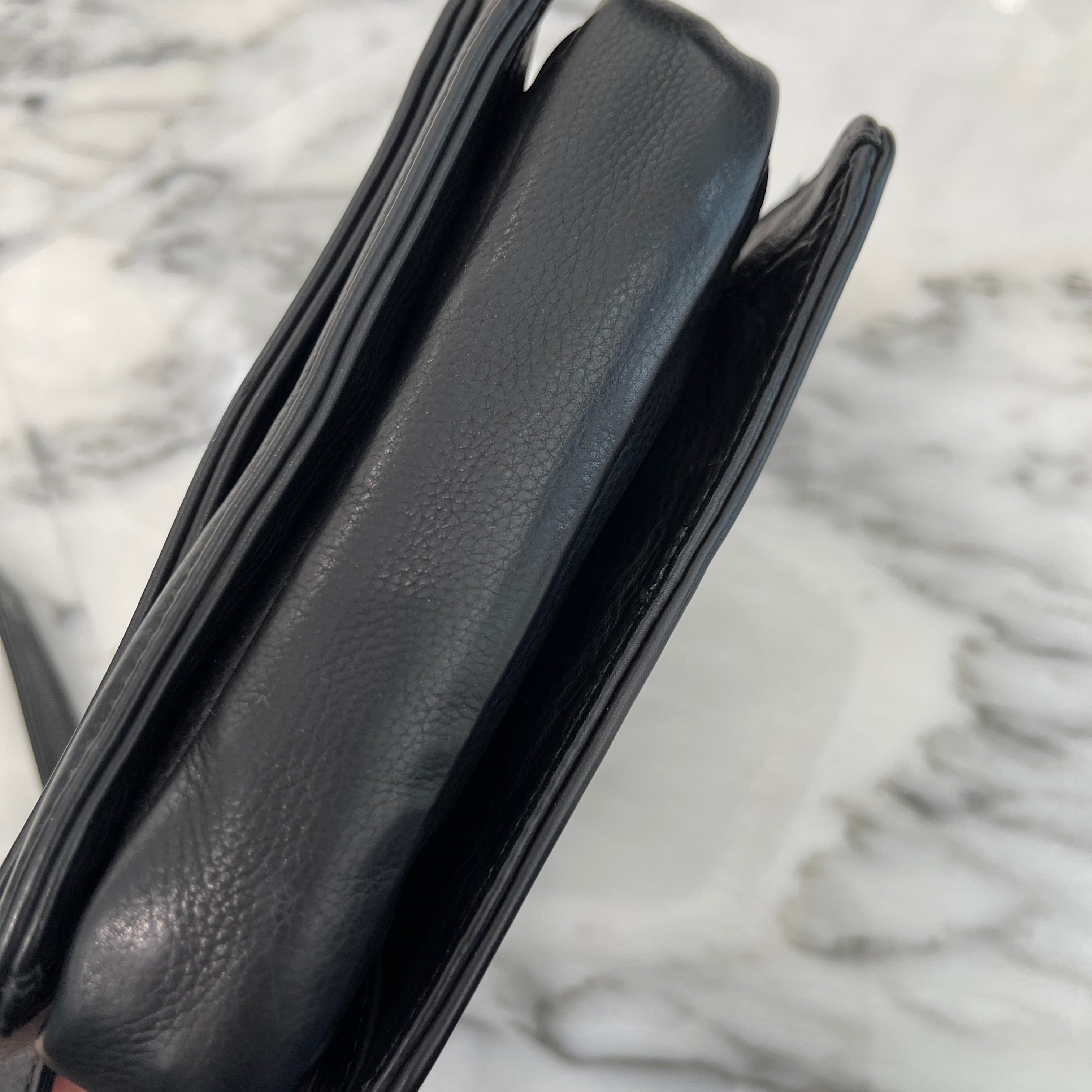 CHROME HEARTS MILO Large Dagger Leather Shoulder Bag クロムハーツ マイロ ラージダガー レザーショルダーバッグ