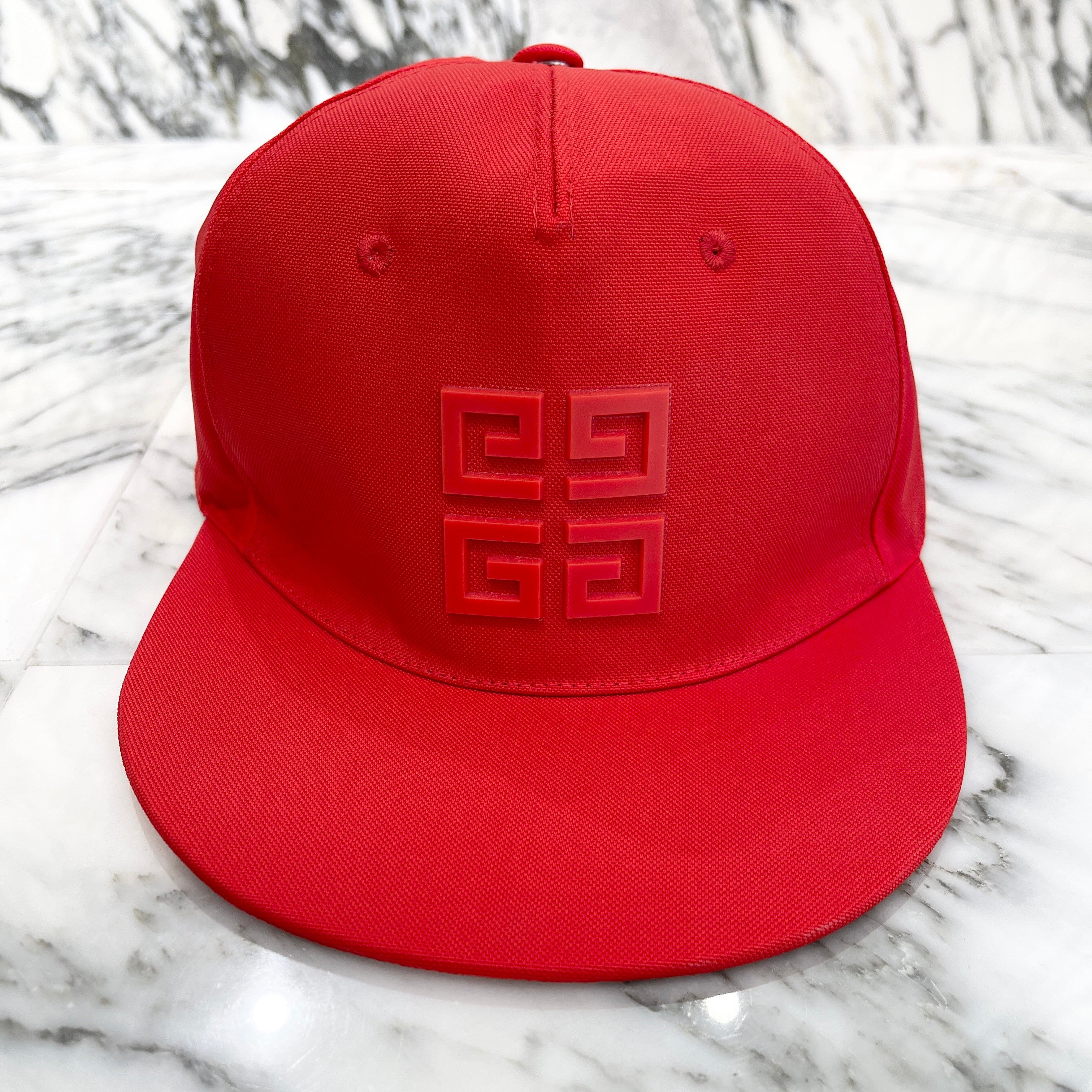 GIVENCHY 2021AW 4G Rubber Logo Tracker Cap ジバンジー 4G ラバーロゴ トラッカーキャップ