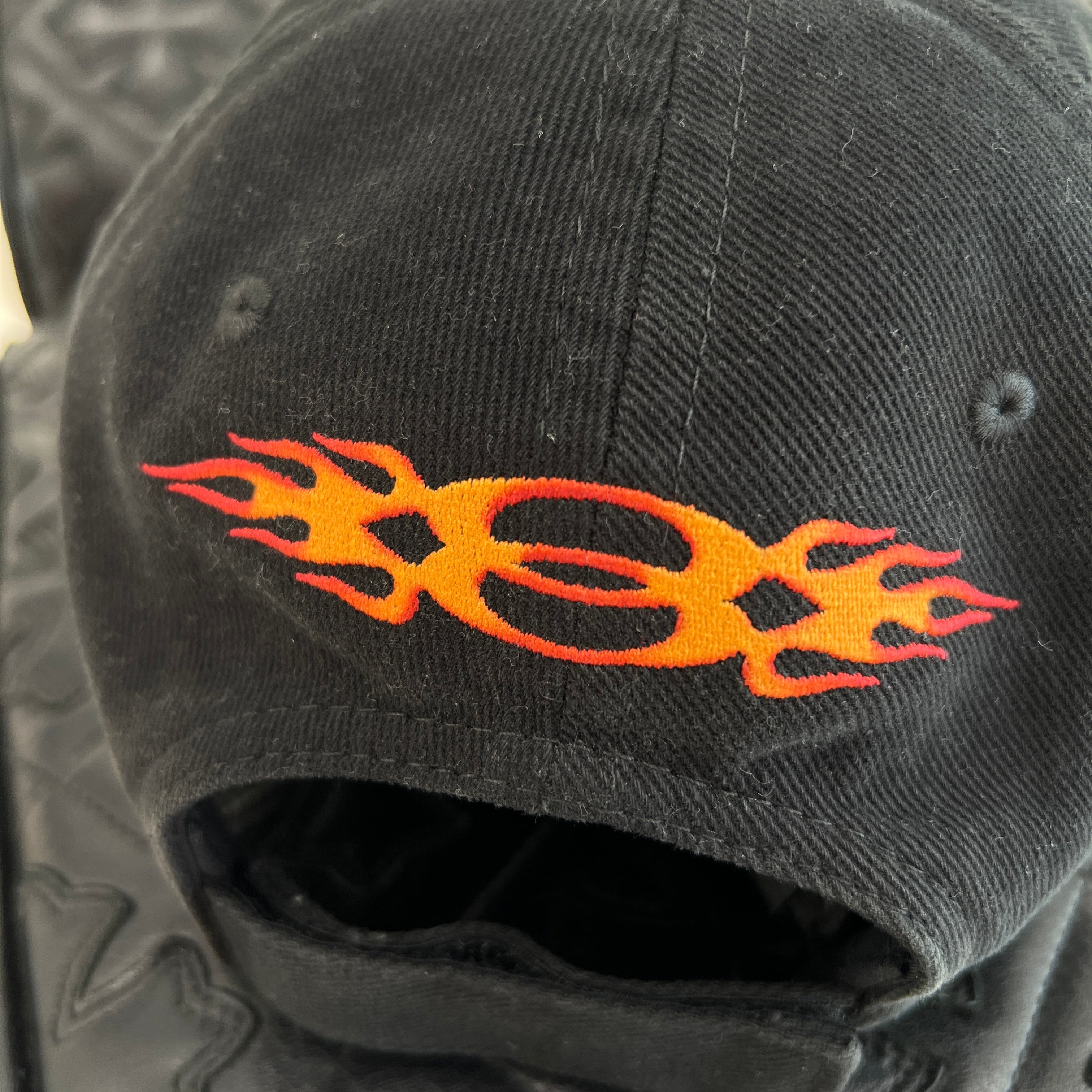 BALENCIAGA 2024SS Burning Unity Embroidery Logo Cap 794892 410B2 Size L(59cm) バレンシアガ バーニング ユニティー エンブロイダリーロゴキャップ サイズL(59cm)