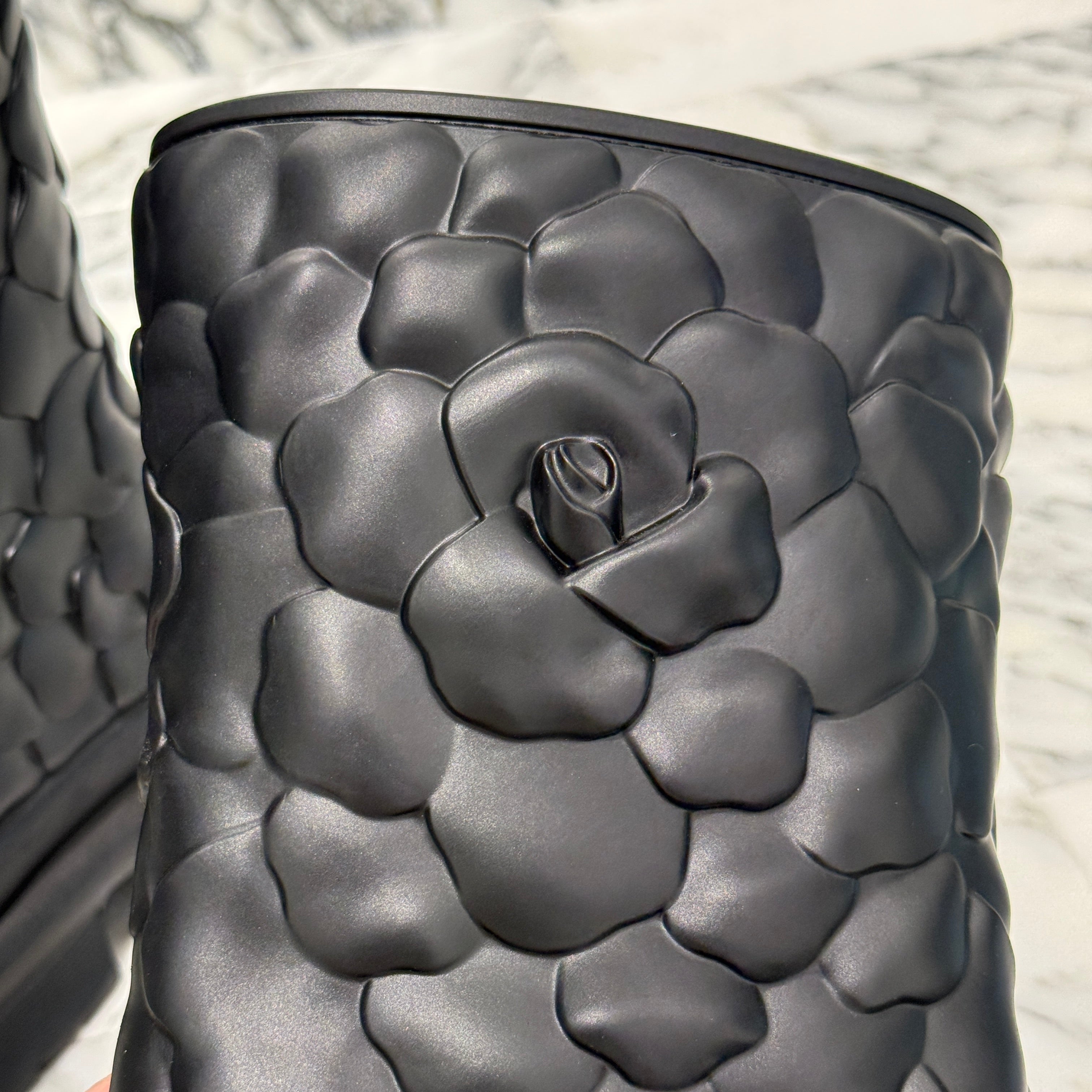 VALENTINO 2021AW 03 Rose Edition "Atelier" Rubber Boots Size 40（27cm） ヴァレンティノ 03 ローズ エディション "アトリエ" ラバーブーツ サイズ40（27cm）